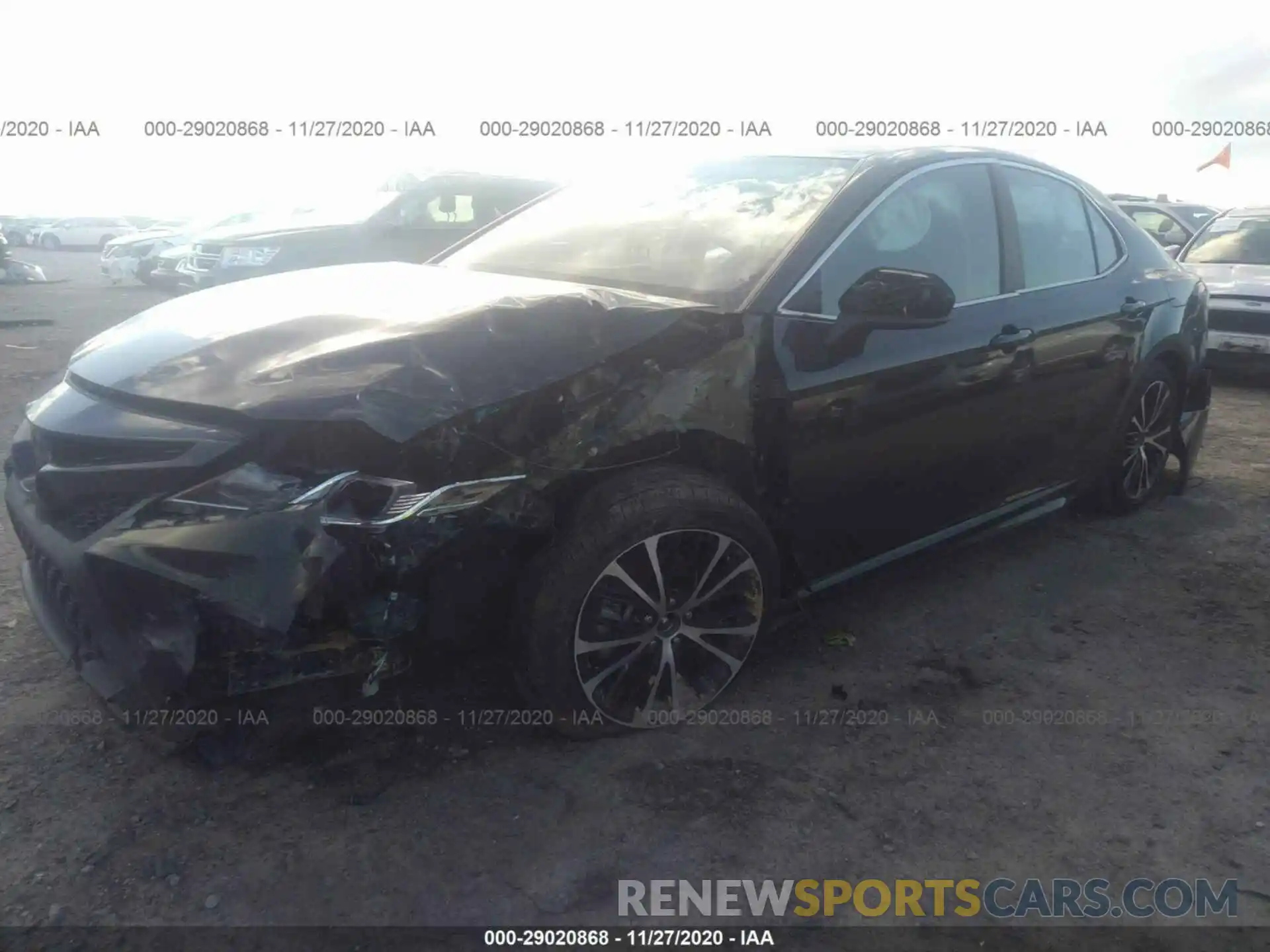 2 Photograph of a damaged car 4T1G11AK1LU333687 TOYOTA CAMRY 2020