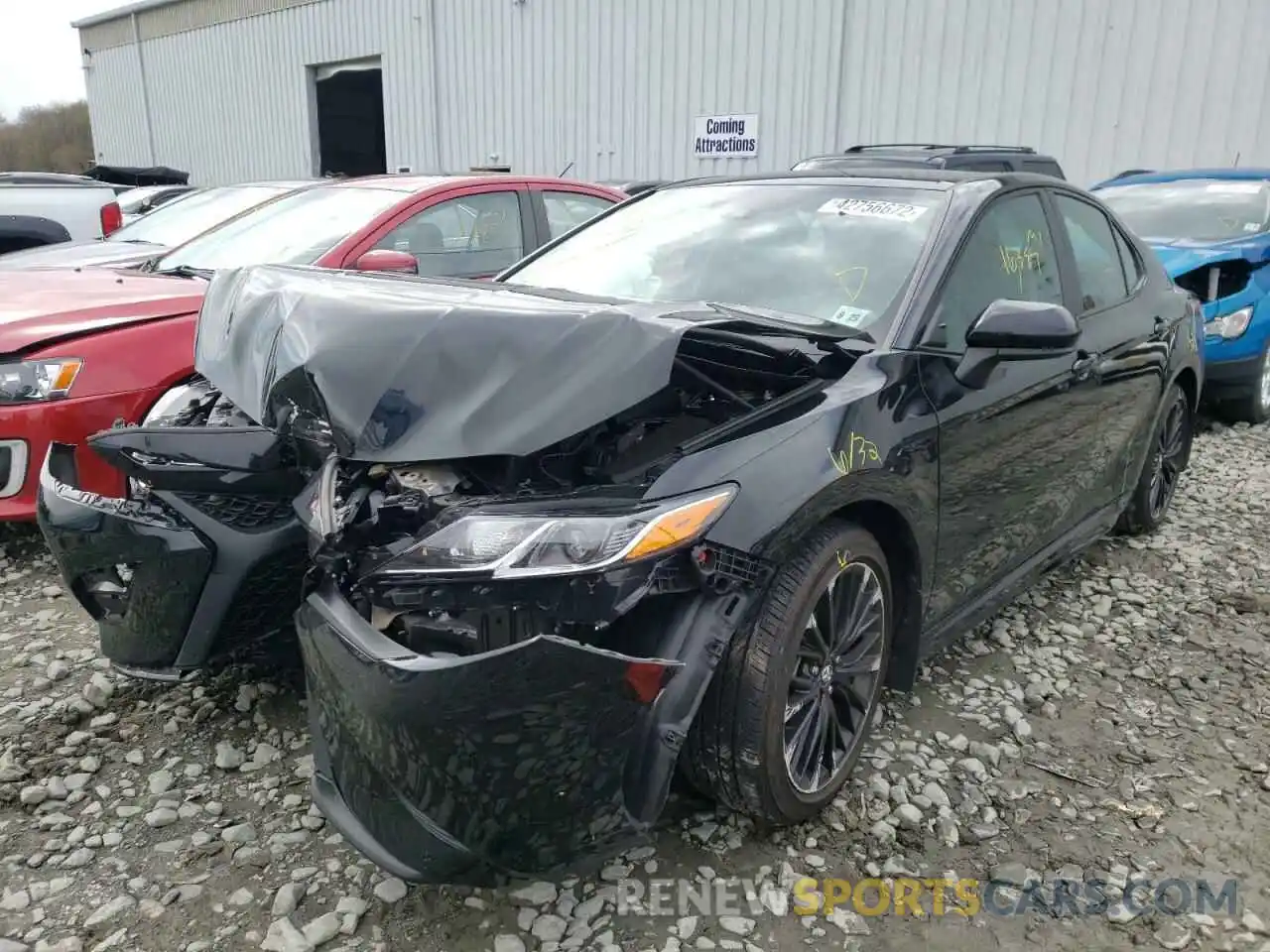 2 Photograph of a damaged car 4T1G11AK1LU334824 TOYOTA CAMRY 2020