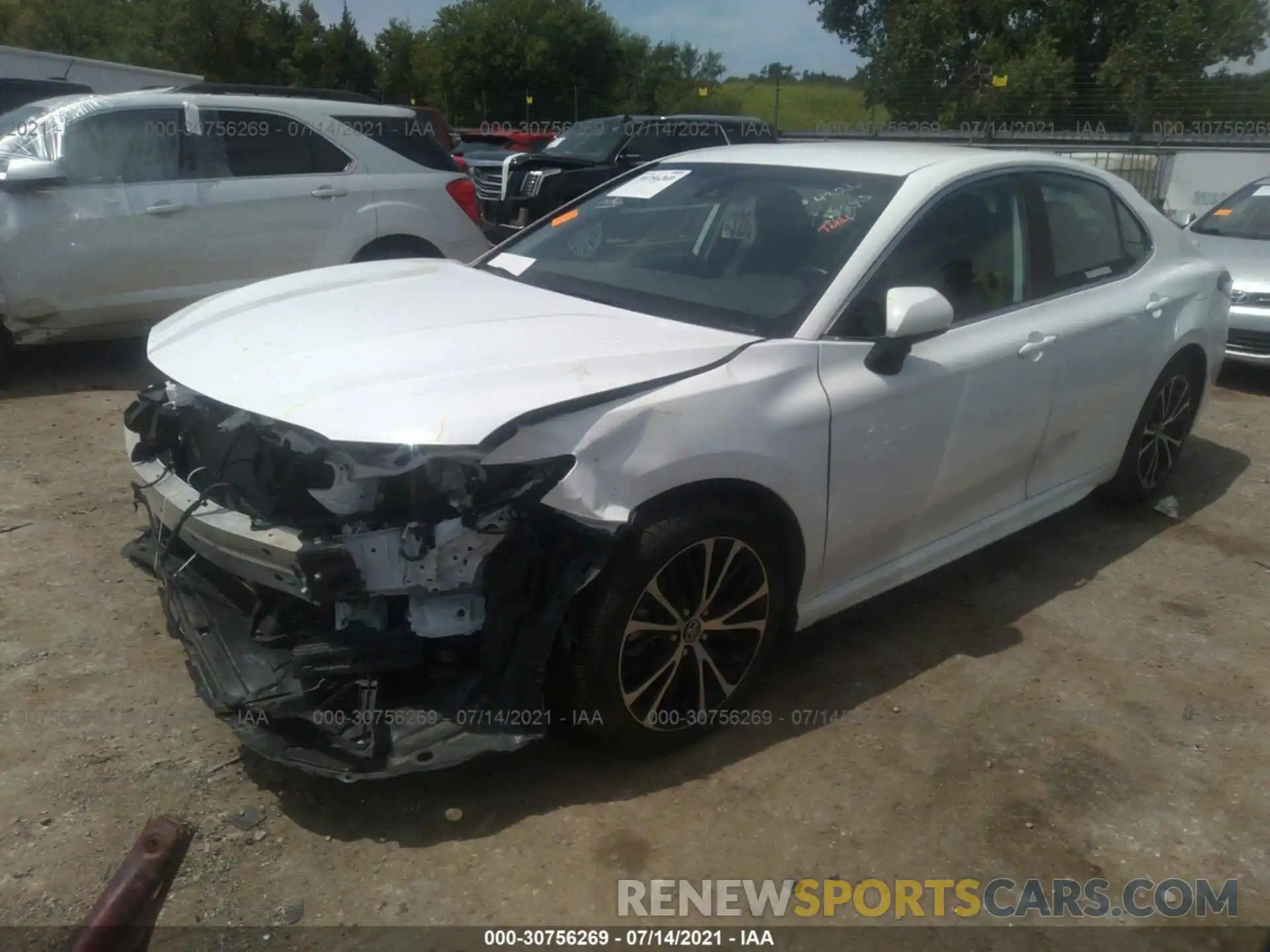 2 Photograph of a damaged car 4T1G11AK1LU336959 TOYOTA CAMRY 2020