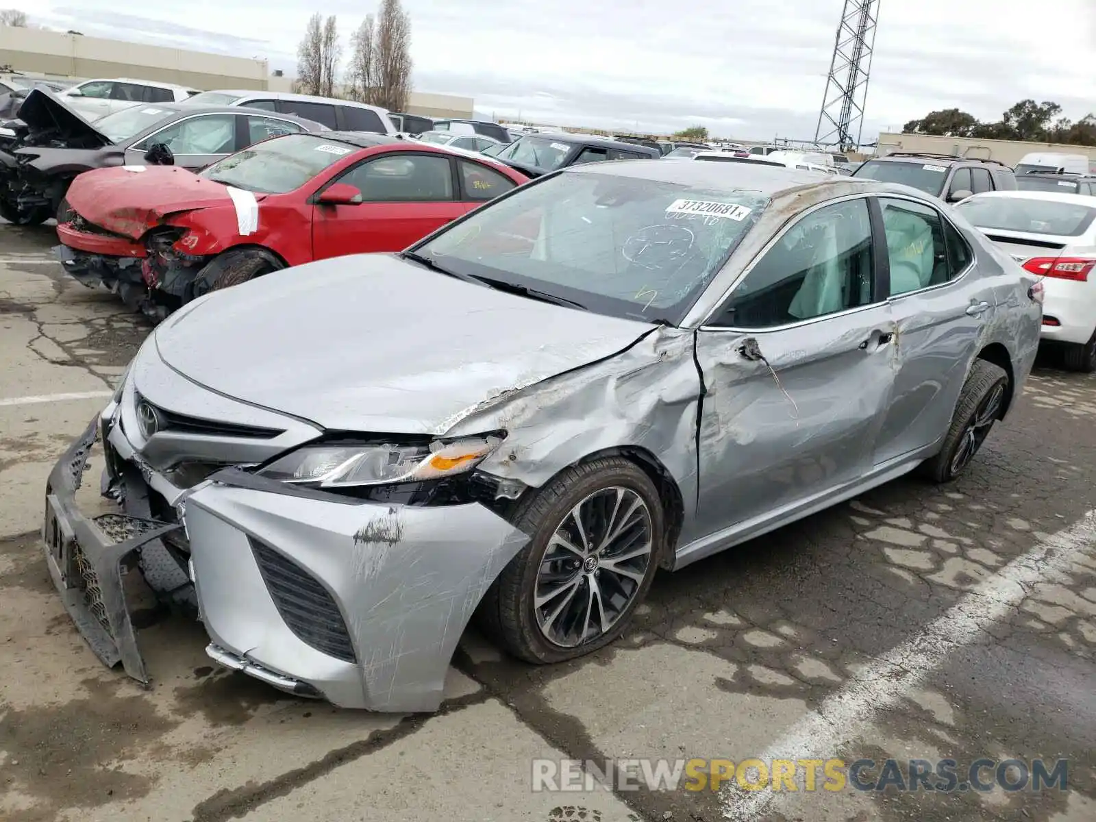 2 Photograph of a damaged car 4T1G11AK1LU344172 TOYOTA CAMRY 2020