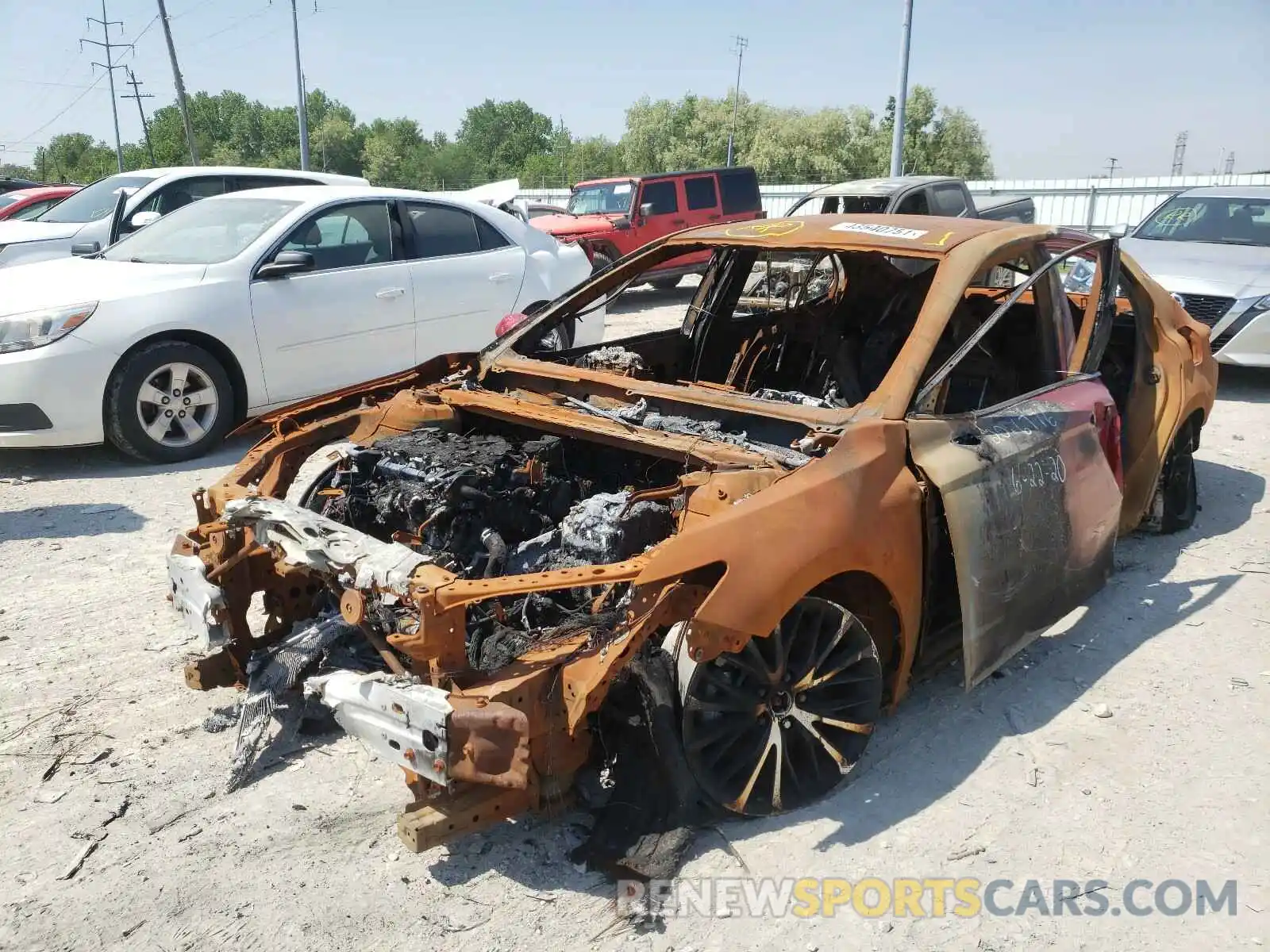 2 Photograph of a damaged car 4T1G11AK1LU346312 TOYOTA CAMRY 2020