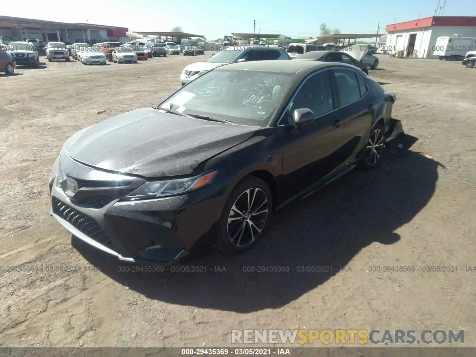 2 Photograph of a damaged car 4T1G11AK1LU346598 TOYOTA CAMRY 2020