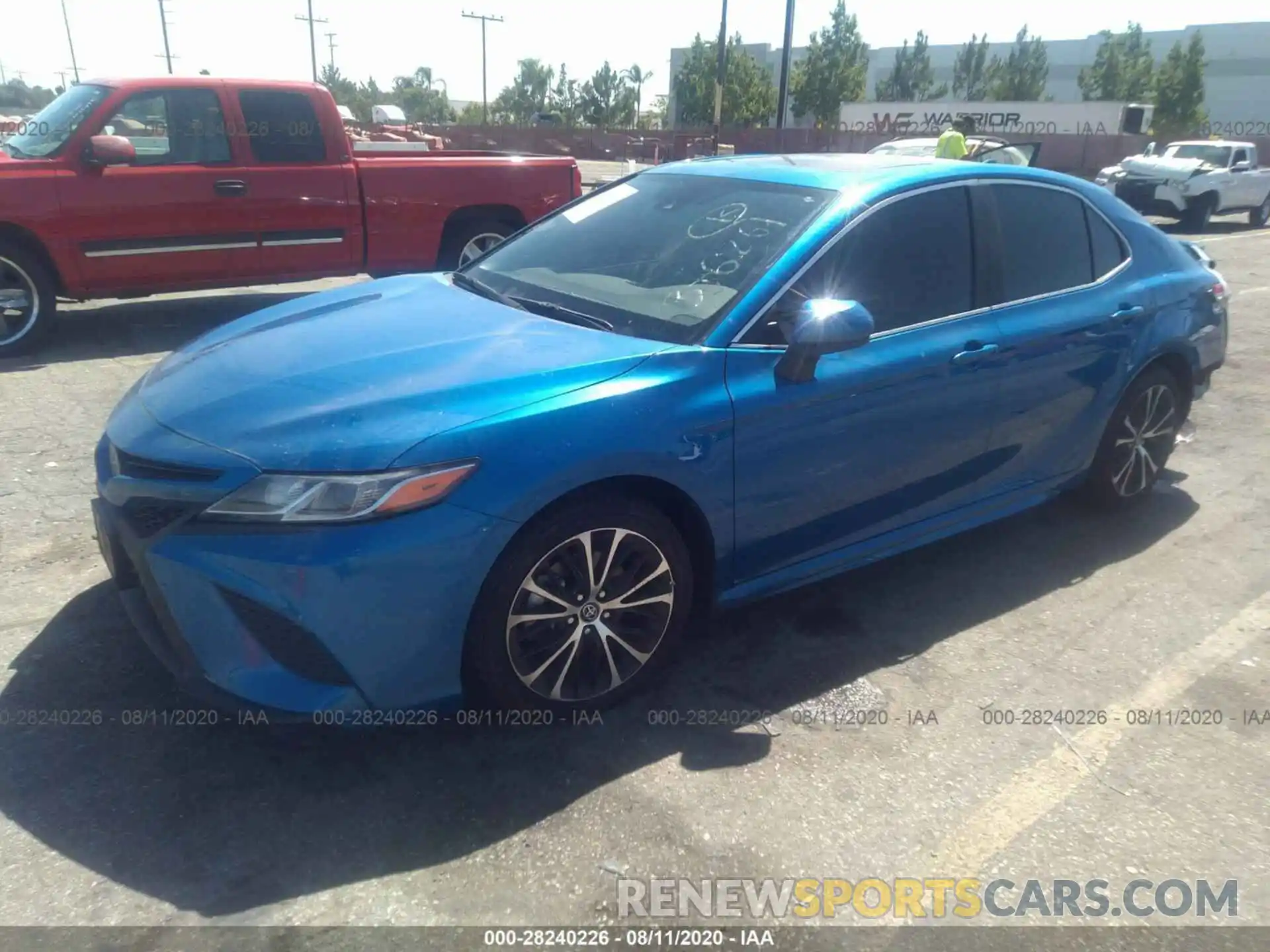 2 Photograph of a damaged car 4T1G11AK1LU346861 TOYOTA CAMRY 2020