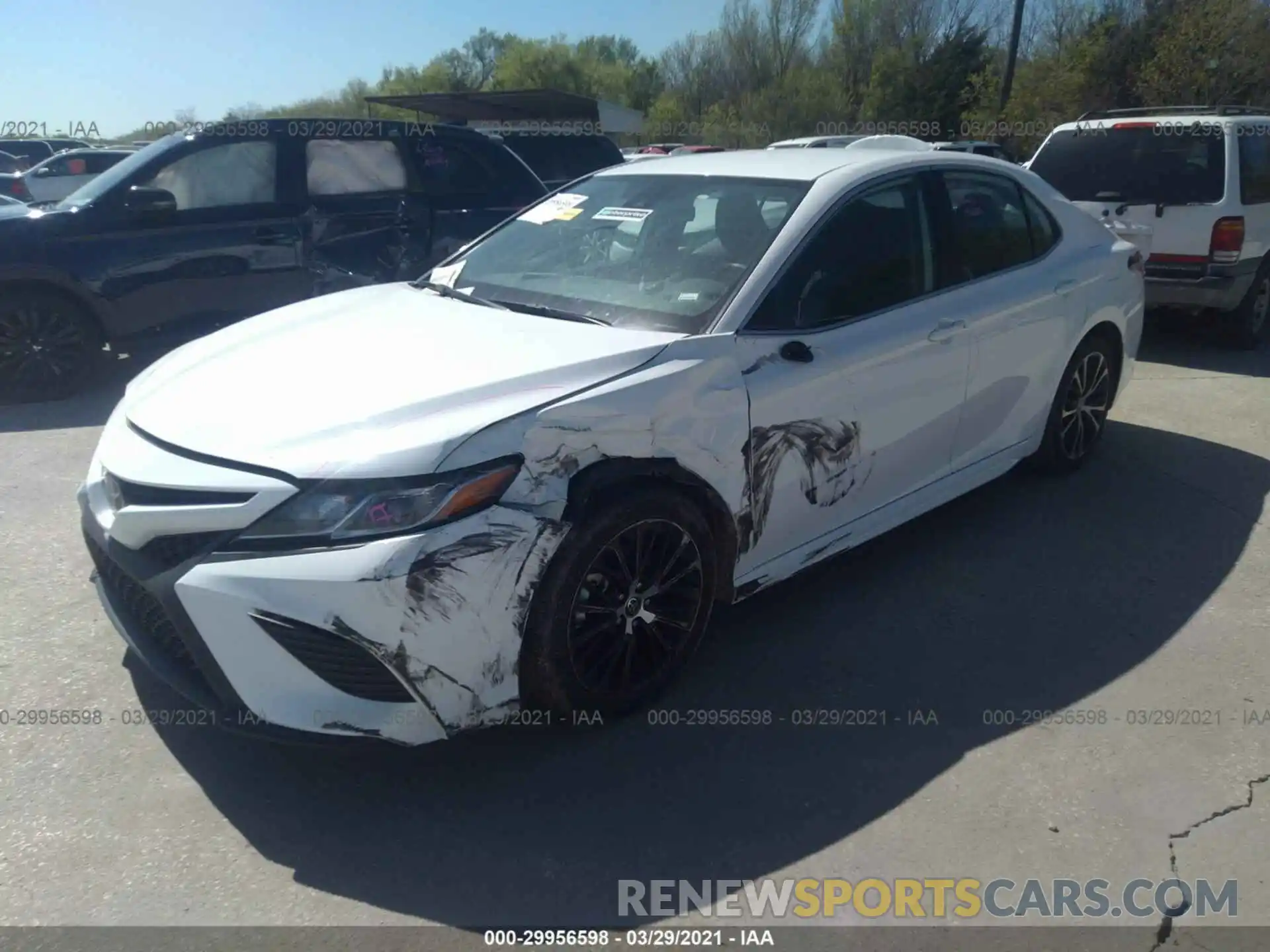 2 Photograph of a damaged car 4T1G11AK1LU357178 TOYOTA CAMRY 2020