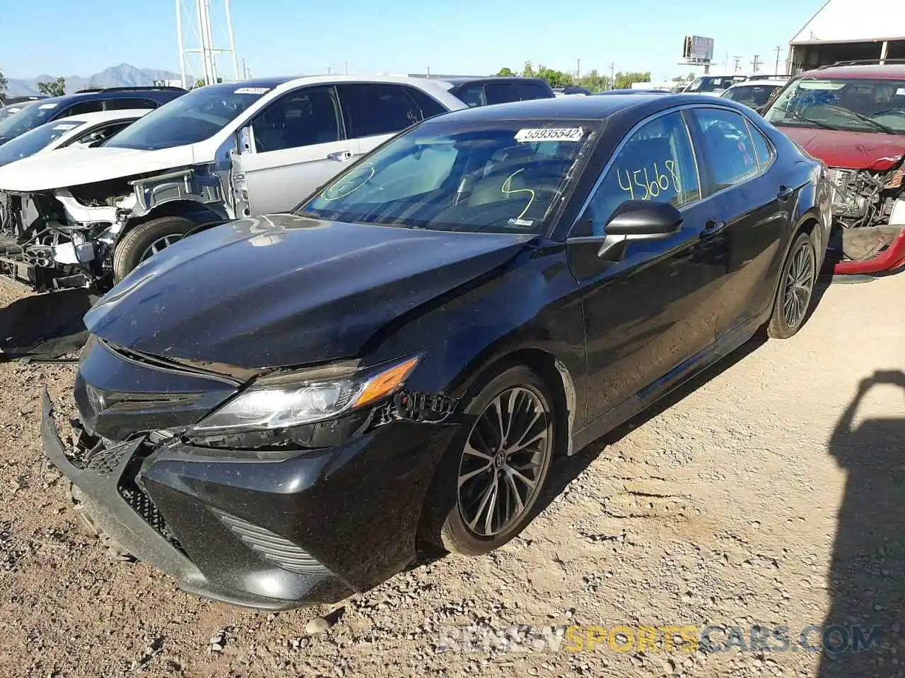 2 Photograph of a damaged car 4T1G11AK1LU362123 TOYOTA CAMRY 2020