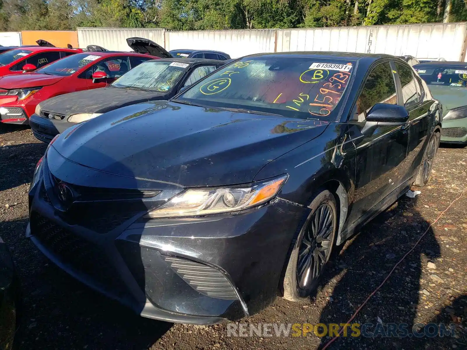 2 Photograph of a damaged car 4T1G11AK1LU362722 TOYOTA CAMRY 2020