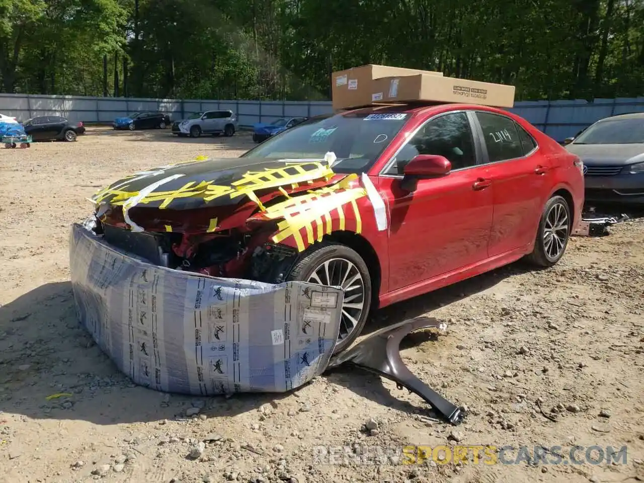 2 Photograph of a damaged car 4T1G11AK1LU367922 TOYOTA CAMRY 2020