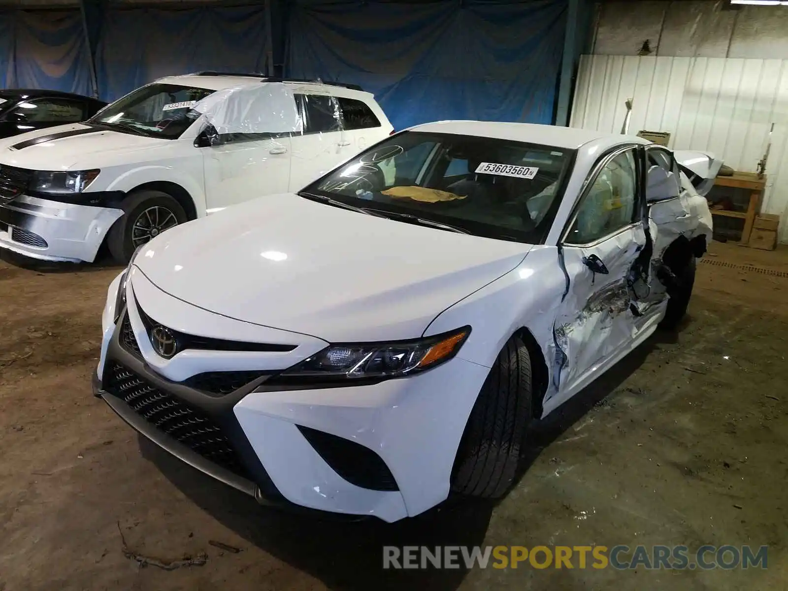 2 Photograph of a damaged car 4T1G11AK1LU368035 TOYOTA CAMRY 2020