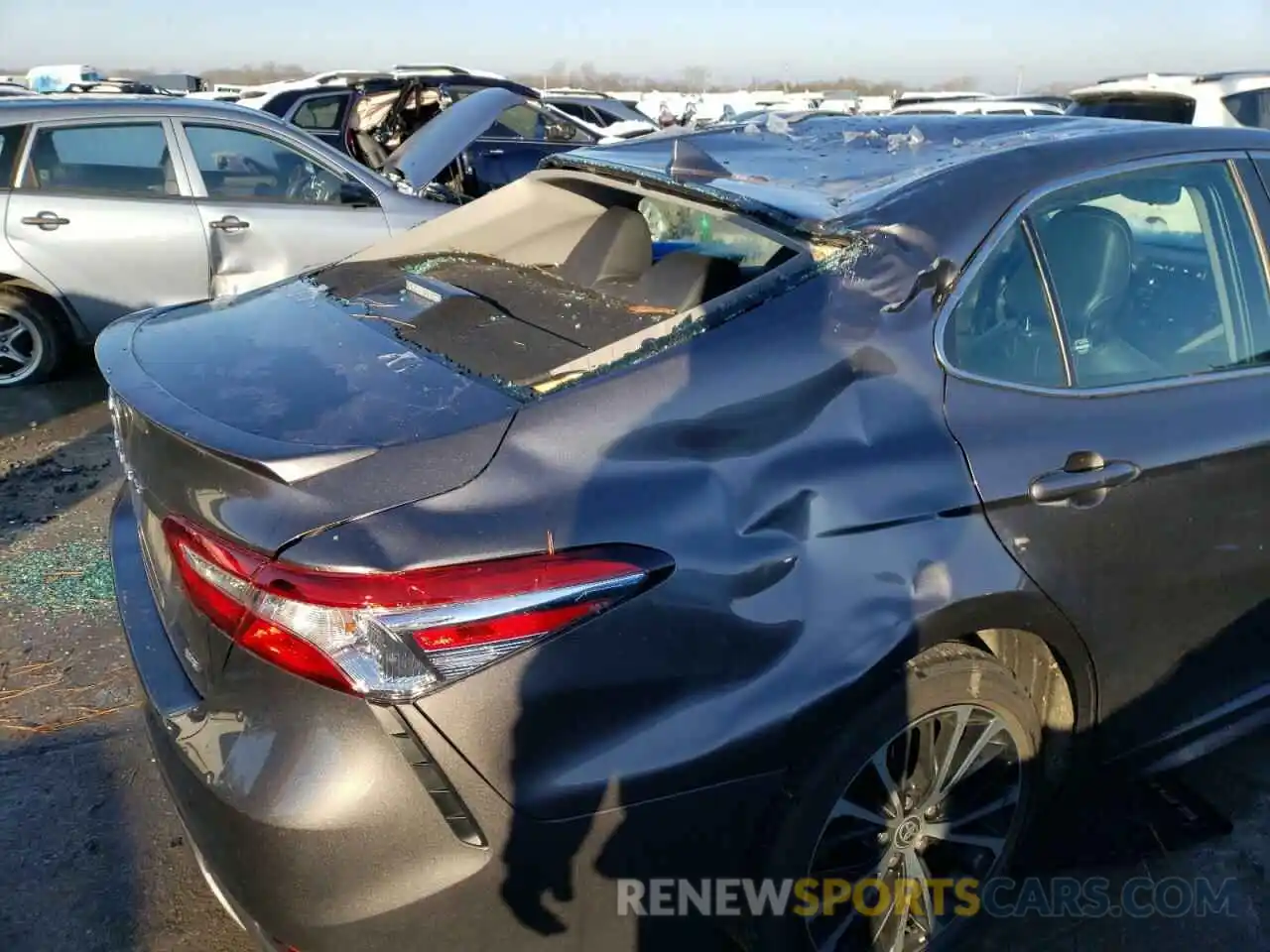 9 Photograph of a damaged car 4T1G11AK1LU379648 TOYOTA CAMRY 2020