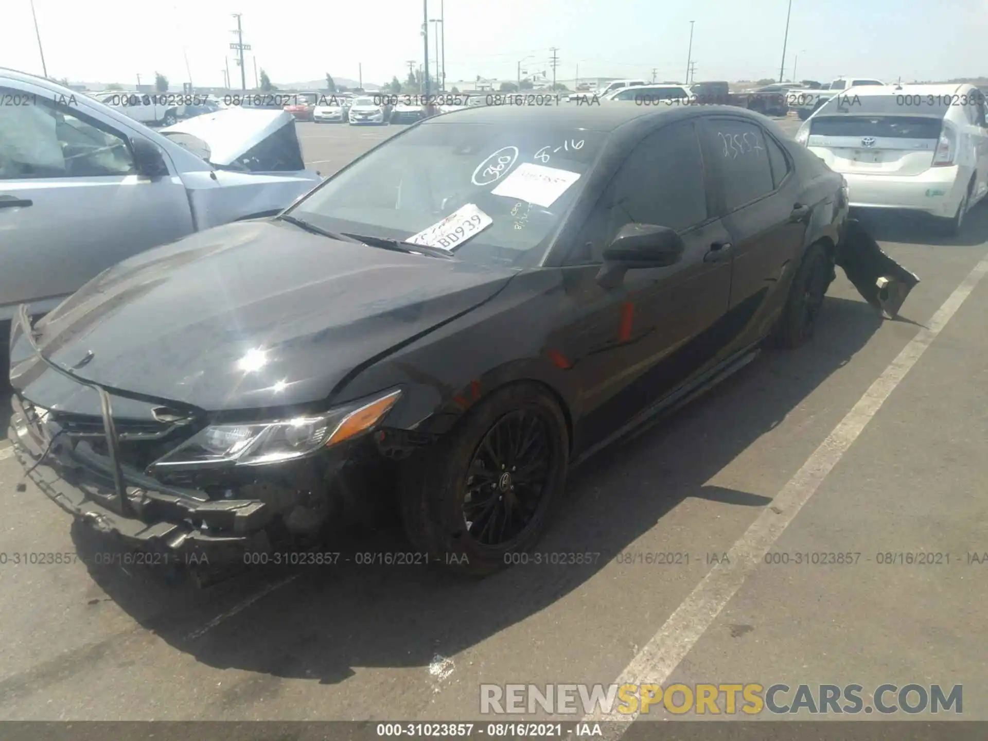 2 Photograph of a damaged car 4T1G11AK1LU382985 TOYOTA CAMRY 2020