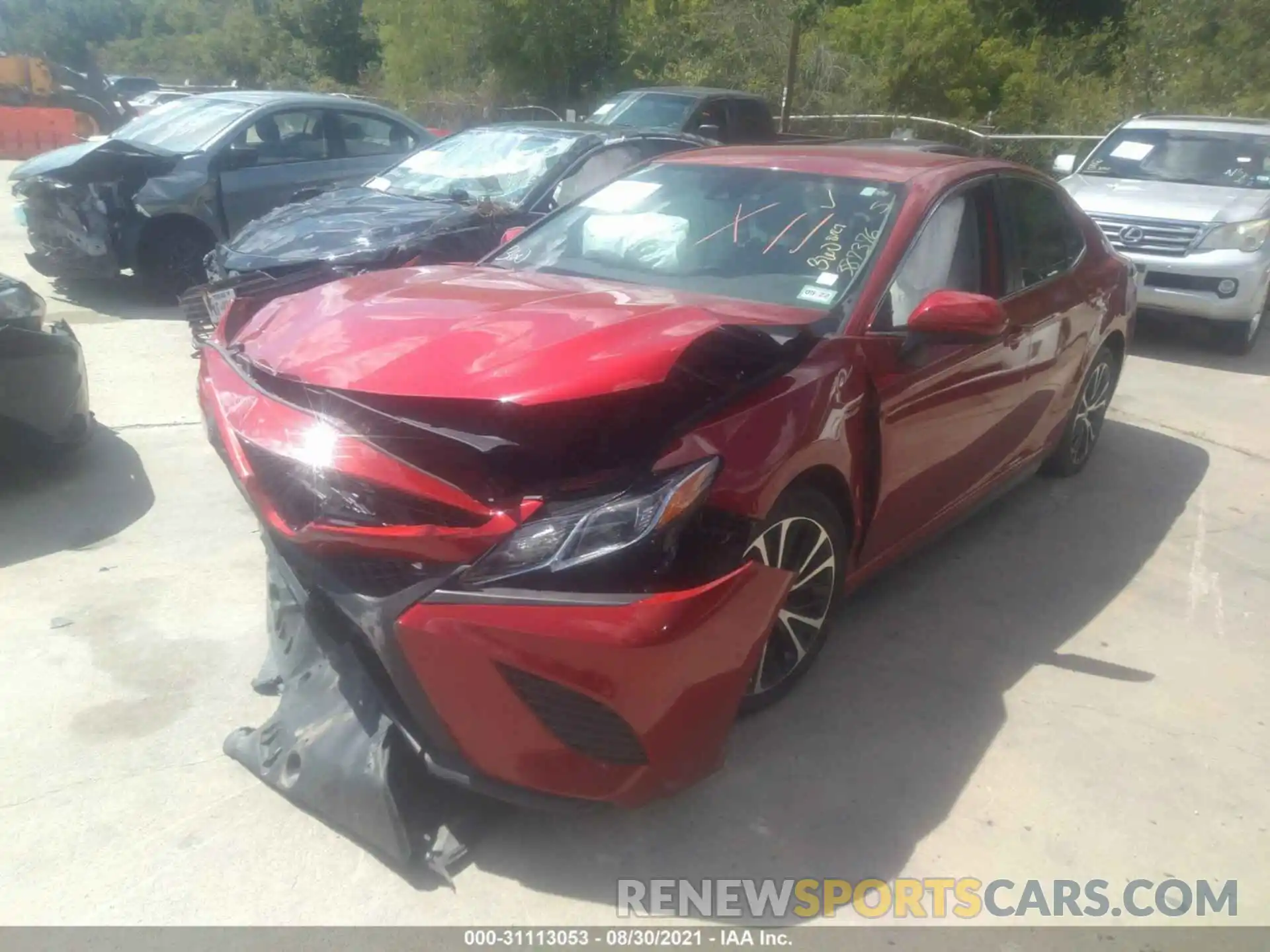 2 Photograph of a damaged car 4T1G11AK1LU387376 TOYOTA CAMRY 2020