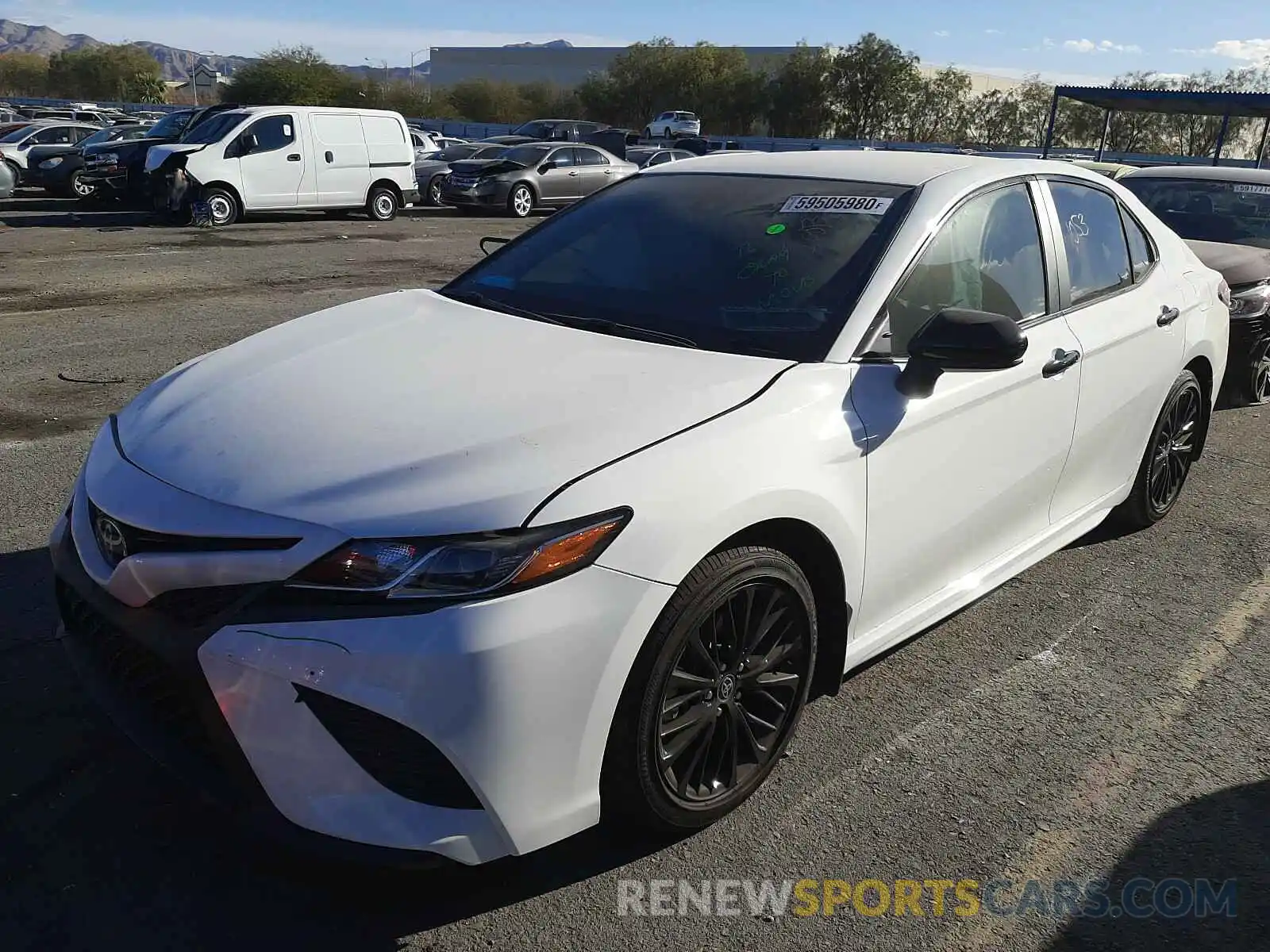 2 Photograph of a damaged car 4T1G11AK1LU391945 TOYOTA CAMRY 2020