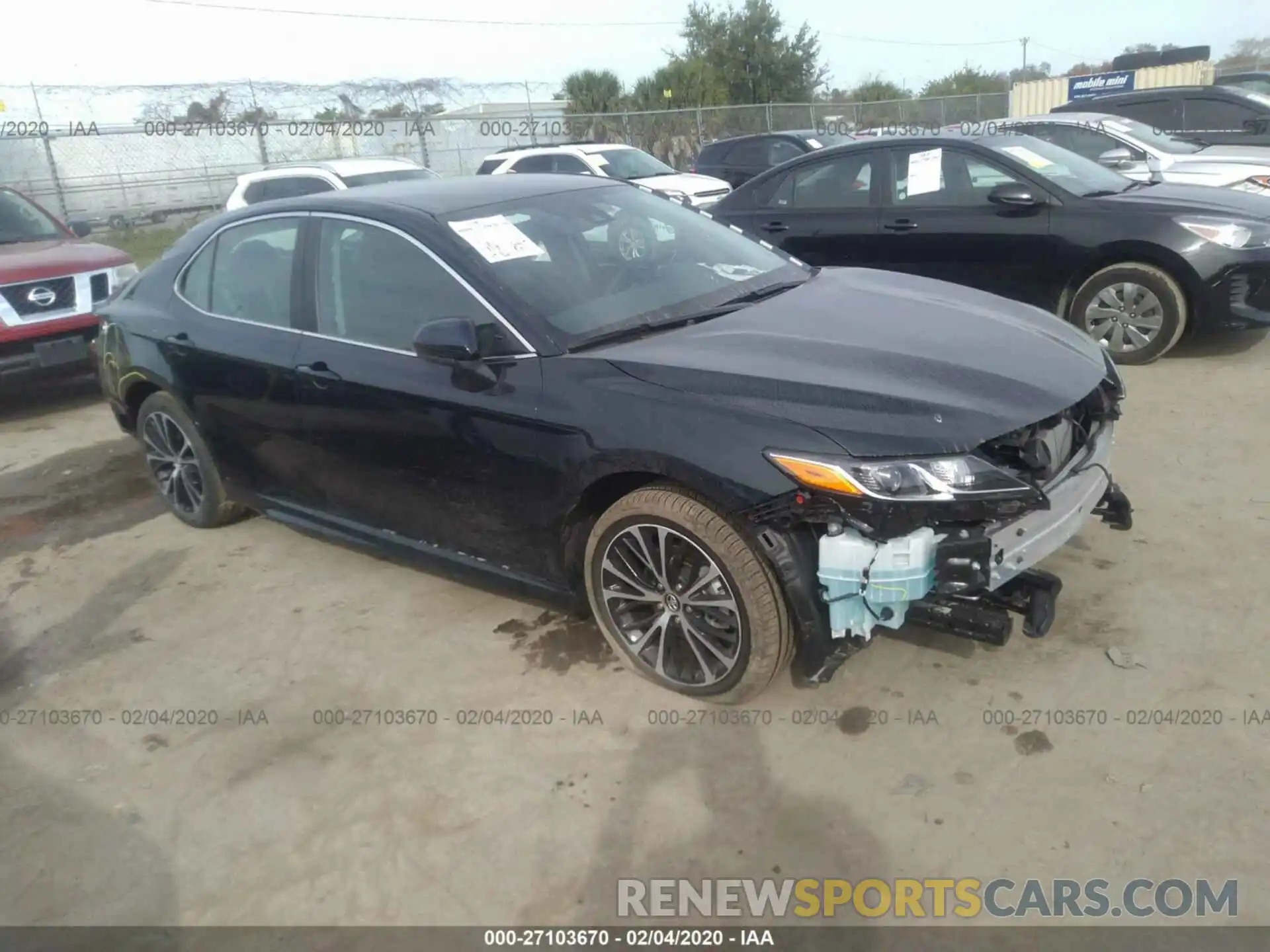 1 Photograph of a damaged car 4T1G11AK1LU870639 TOYOTA CAMRY 2020