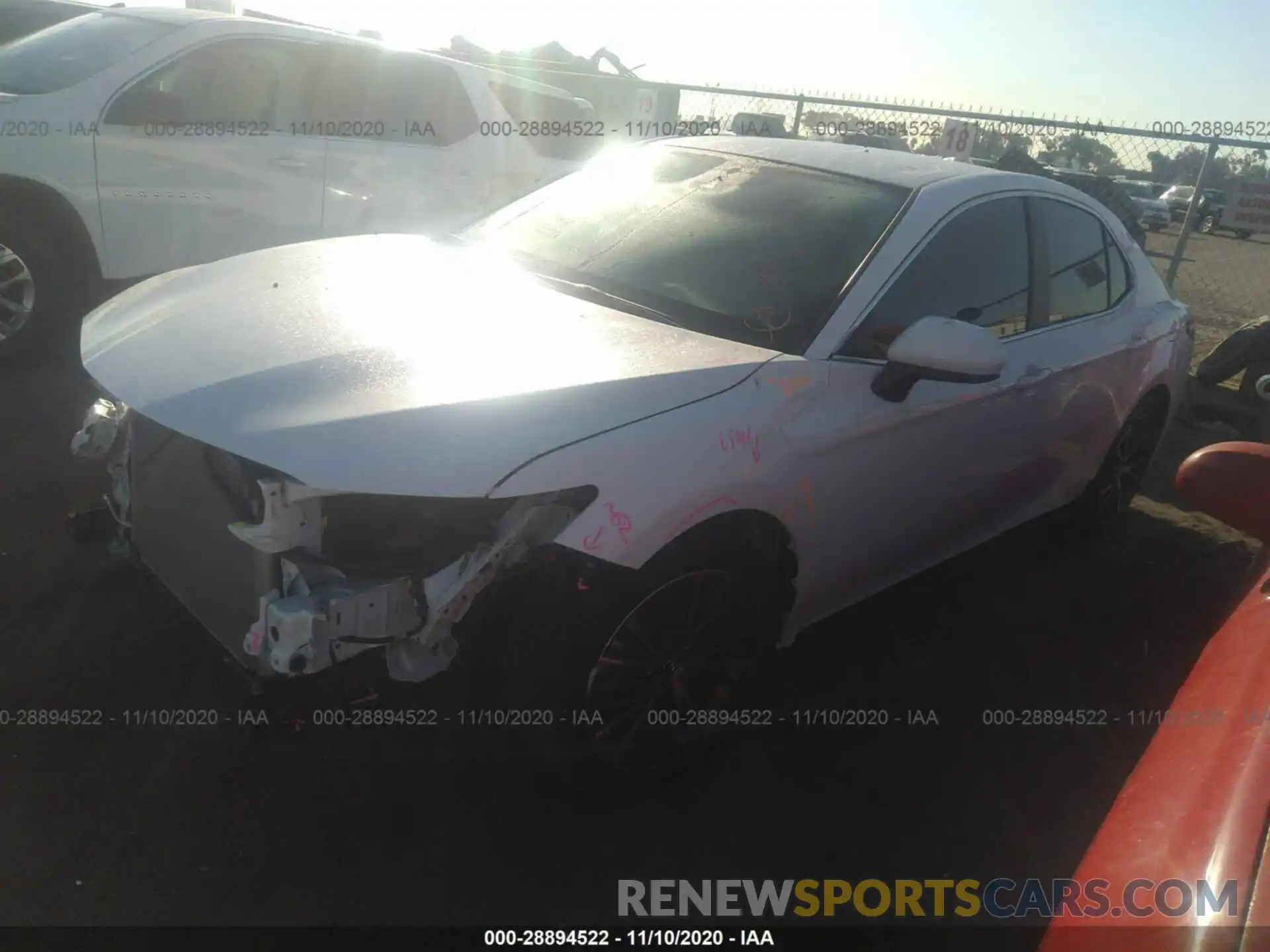 2 Photograph of a damaged car 4T1G11AK1LU875923 TOYOTA CAMRY 2020