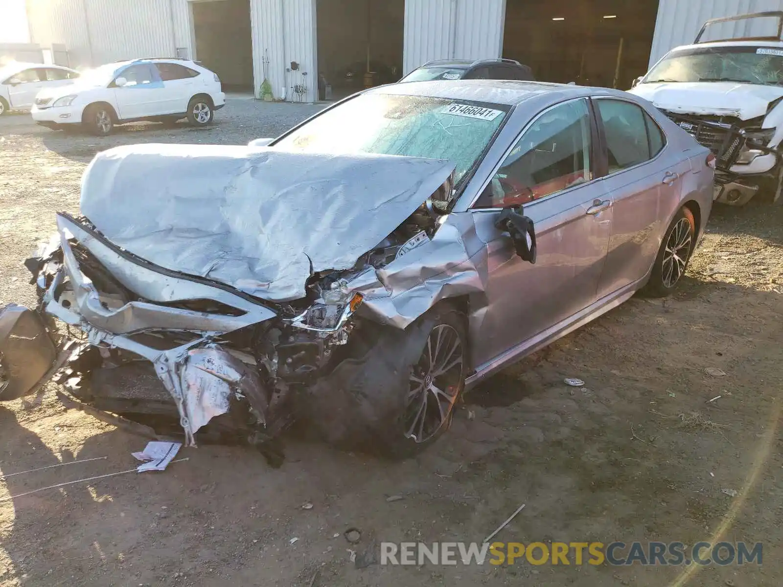 2 Photograph of a damaged car 4T1G11AK1LU891054 TOYOTA CAMRY 2020