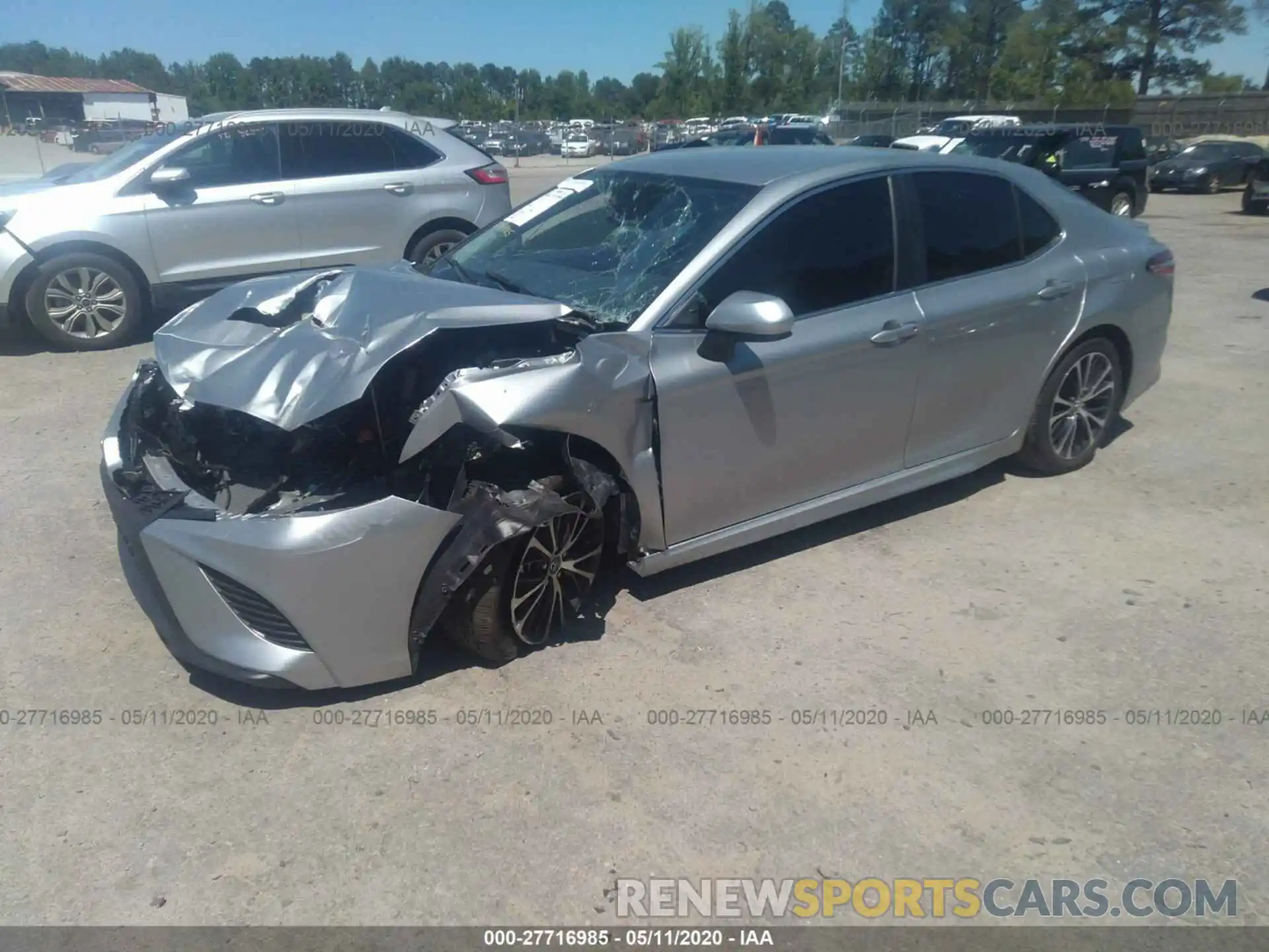 2 Photograph of a damaged car 4T1G11AK1LU901873 TOYOTA CAMRY 2020