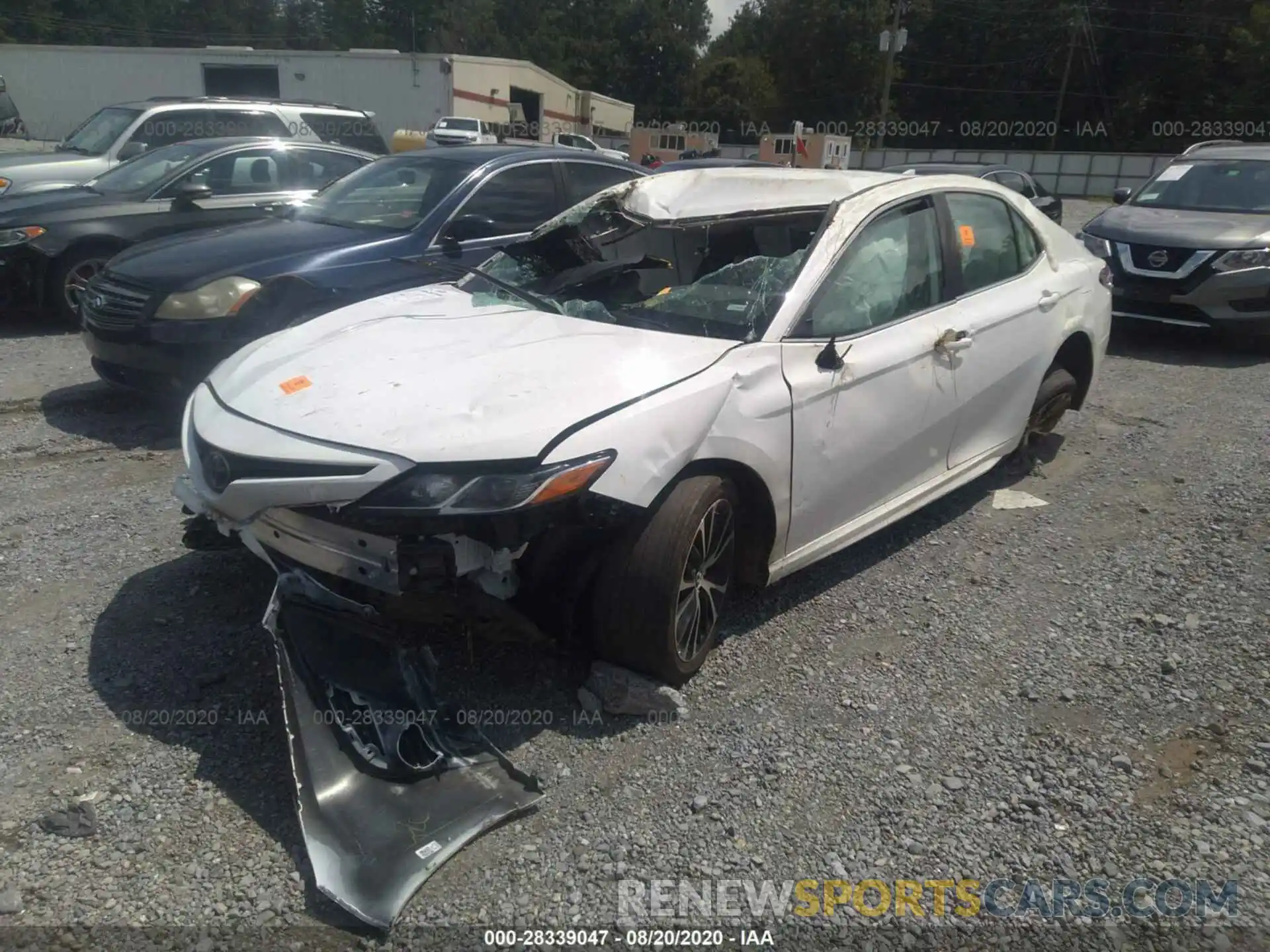 2 Photograph of a damaged car 4T1G11AK1LU903459 TOYOTA CAMRY 2020