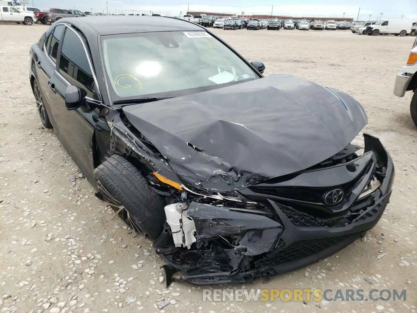 1 Photograph of a damaged car 4T1G11AK1LU907706 TOYOTA CAMRY 2020