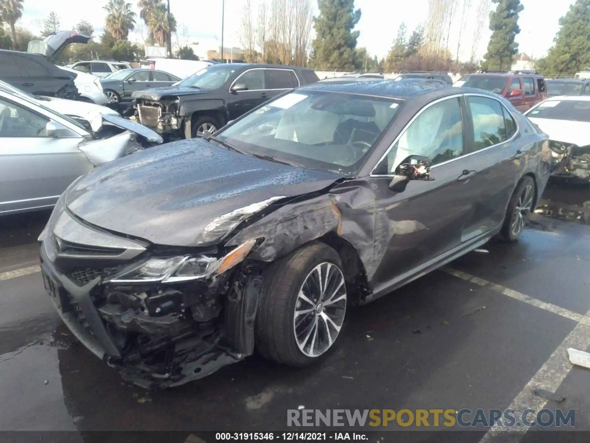 2 Photograph of a damaged car 4T1G11AK1LU920357 TOYOTA CAMRY 2020