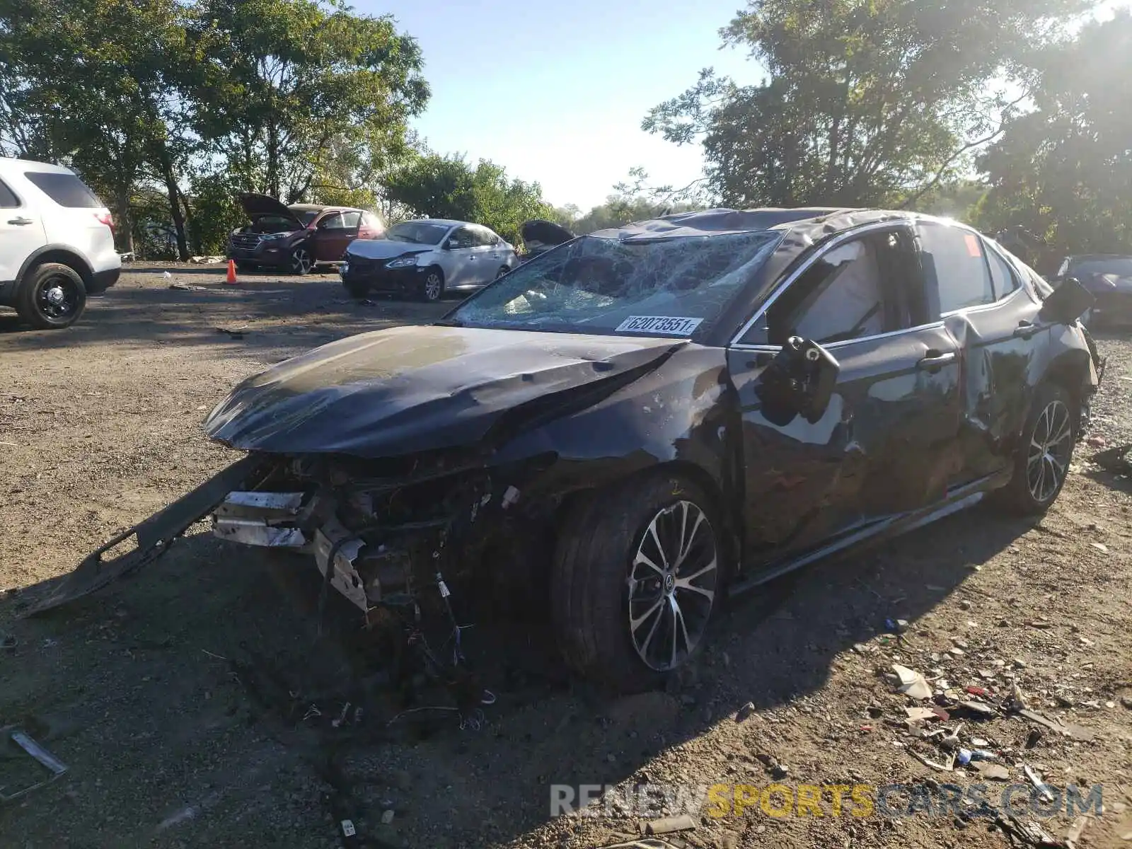 2 Photograph of a damaged car 4T1G11AK1LU928412 TOYOTA CAMRY 2020