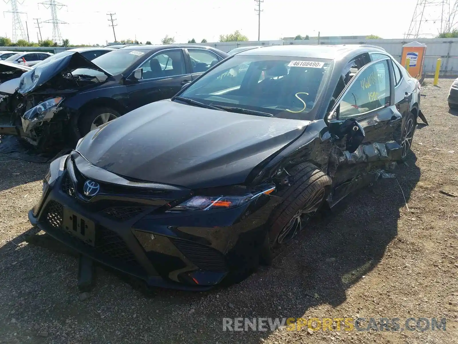 2 Photograph of a damaged car 4T1G11AK1LU955514 TOYOTA CAMRY 2020