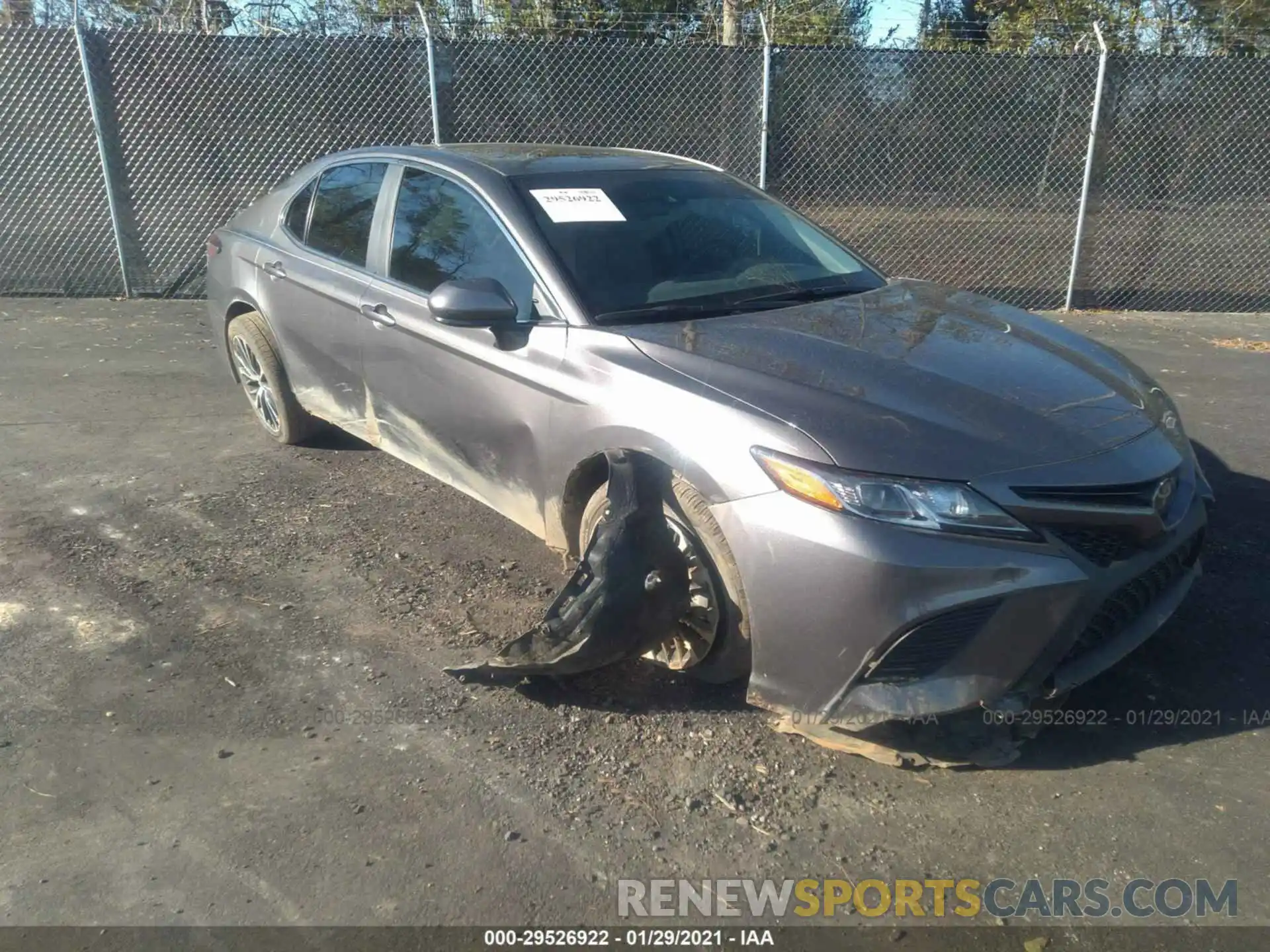 1 Photograph of a damaged car 4T1G11AK1LU958008 TOYOTA CAMRY 2020