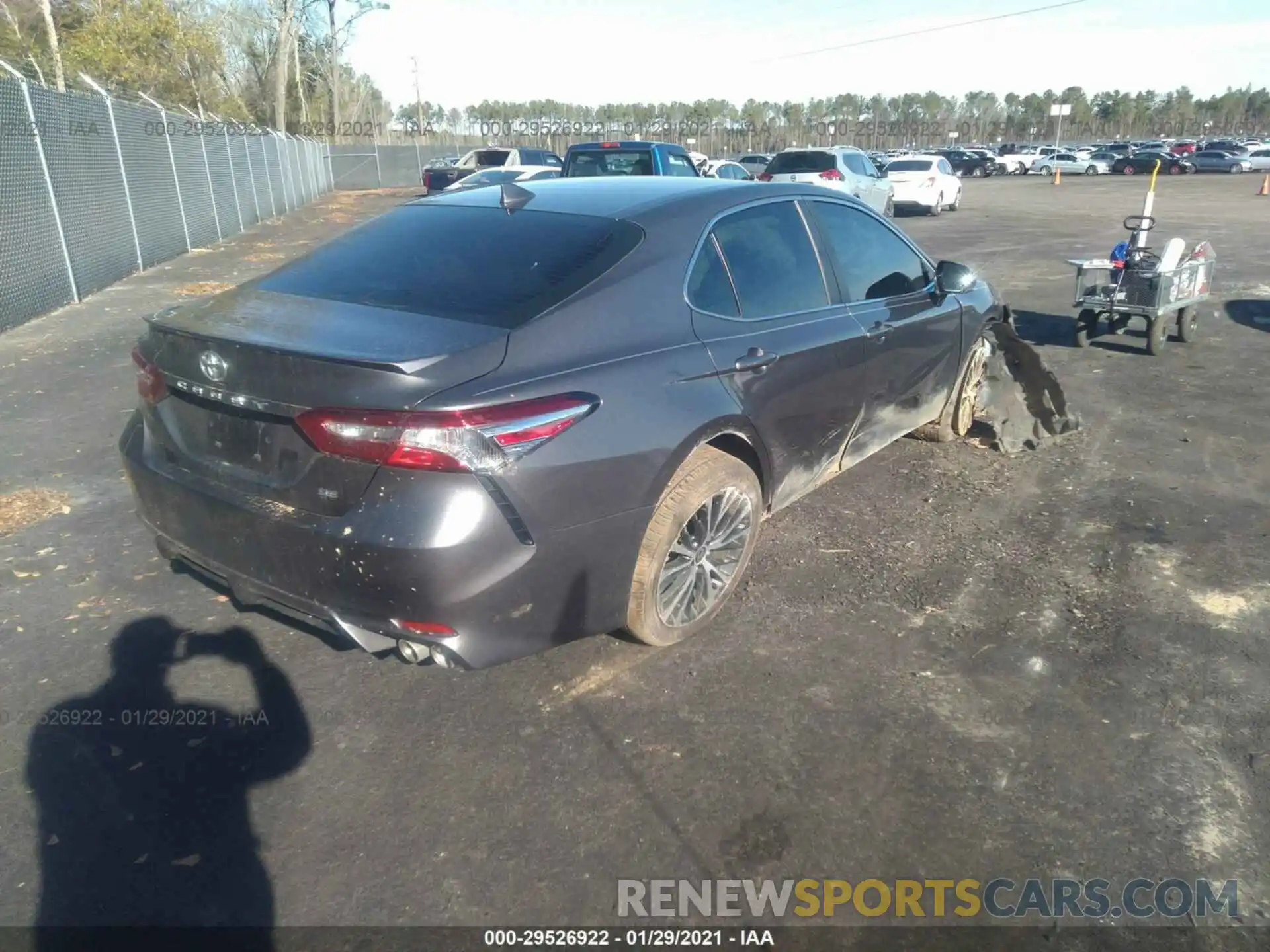 4 Photograph of a damaged car 4T1G11AK1LU958008 TOYOTA CAMRY 2020