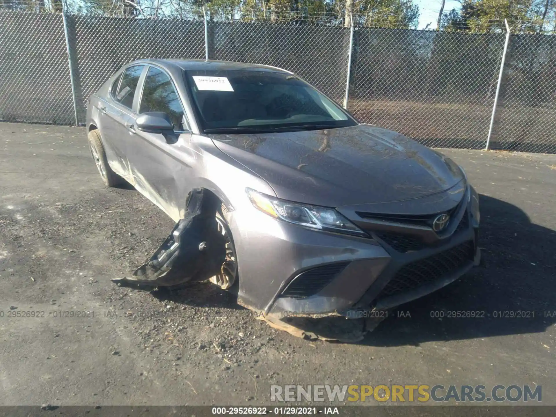 6 Photograph of a damaged car 4T1G11AK1LU958008 TOYOTA CAMRY 2020