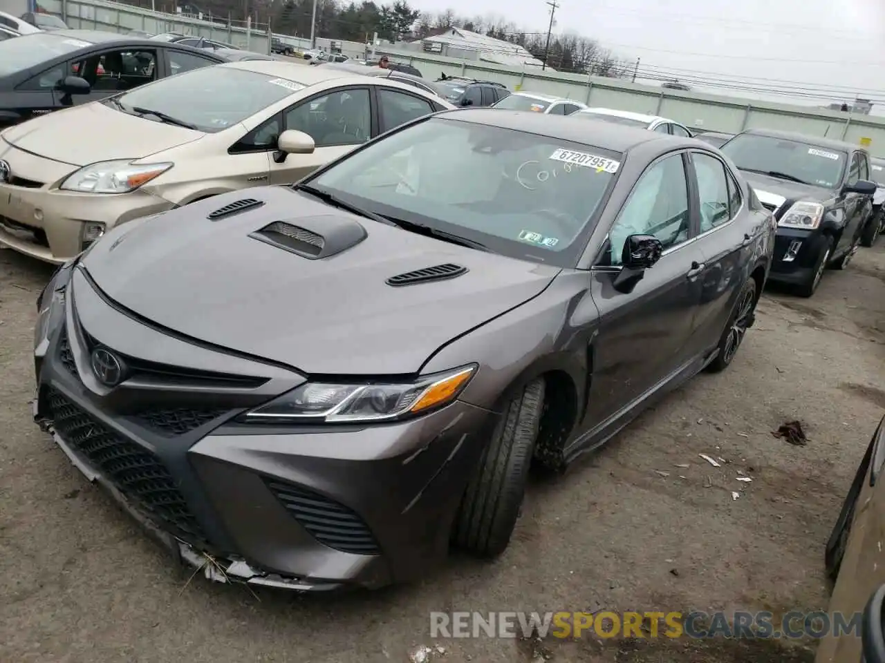 2 Photograph of a damaged car 4T1G11AK1LU968084 TOYOTA CAMRY 2020