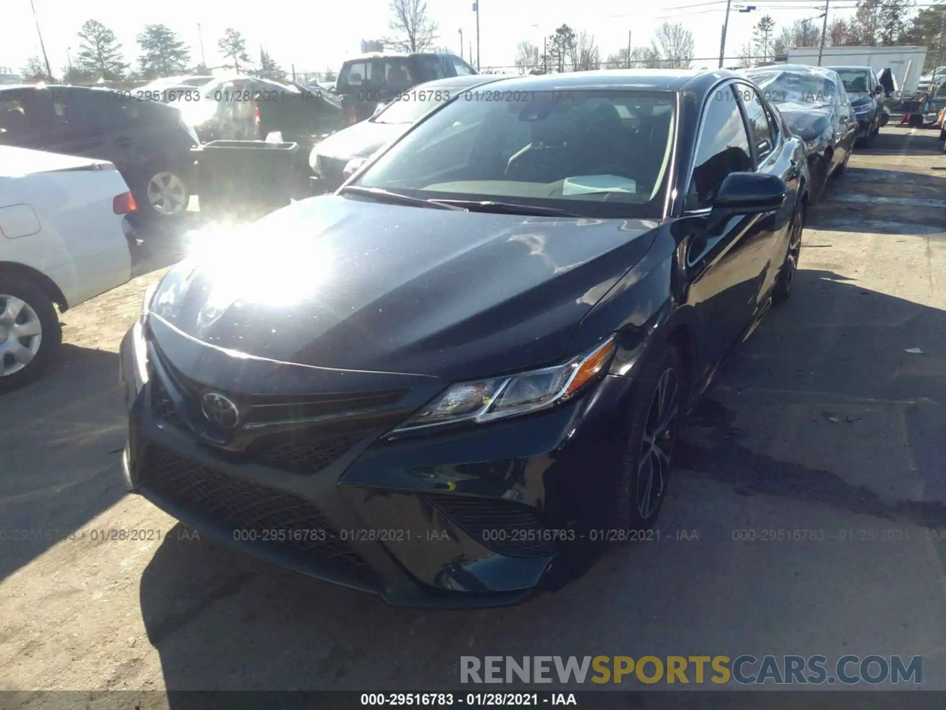 2 Photograph of a damaged car 4T1G11AK1LU972443 TOYOTA CAMRY 2020