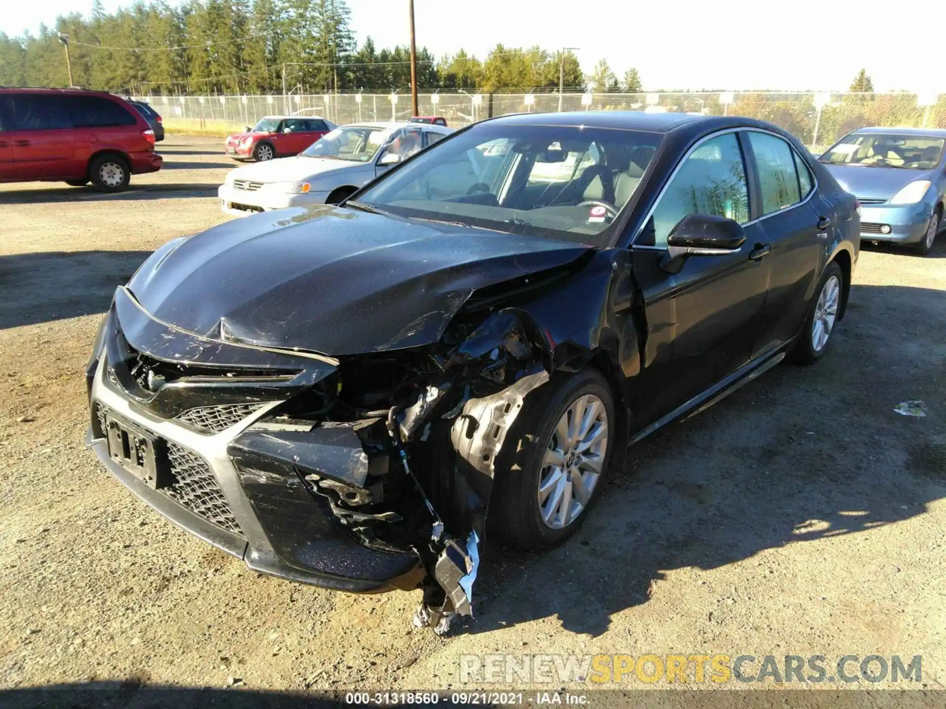 2 Photograph of a damaged car 4T1G11AK1LU977075 TOYOTA CAMRY 2020