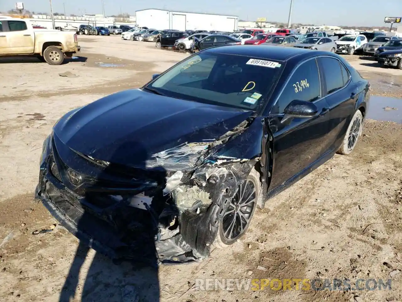 2 Photograph of a damaged car 4T1G11AK1LU996466 TOYOTA CAMRY 2020