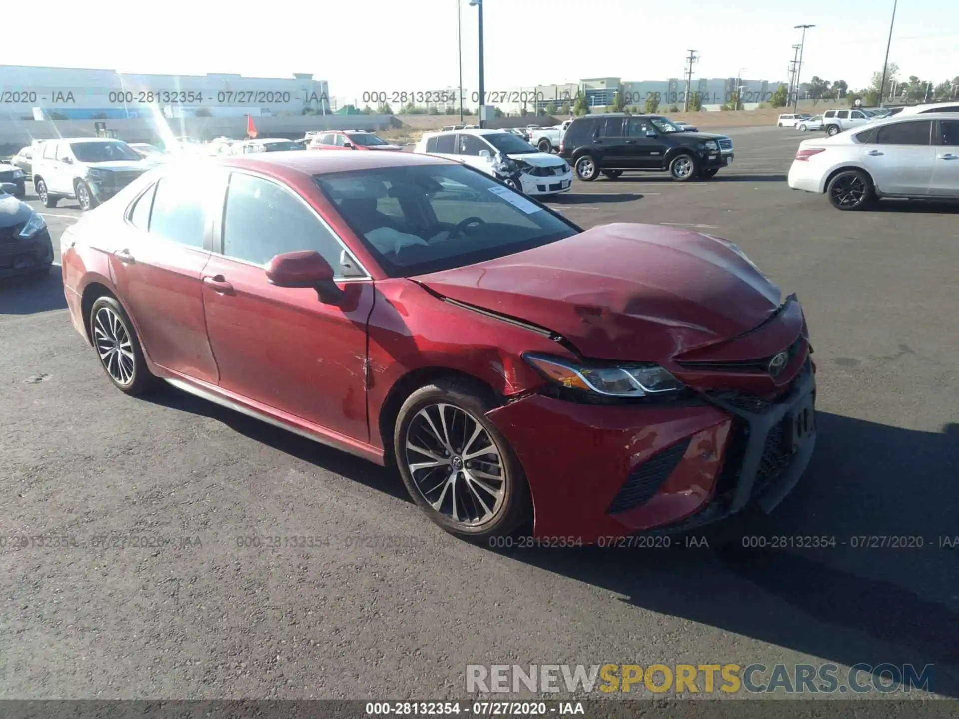 1 Photograph of a damaged car 4T1G11AK2LU306899 TOYOTA CAMRY 2020