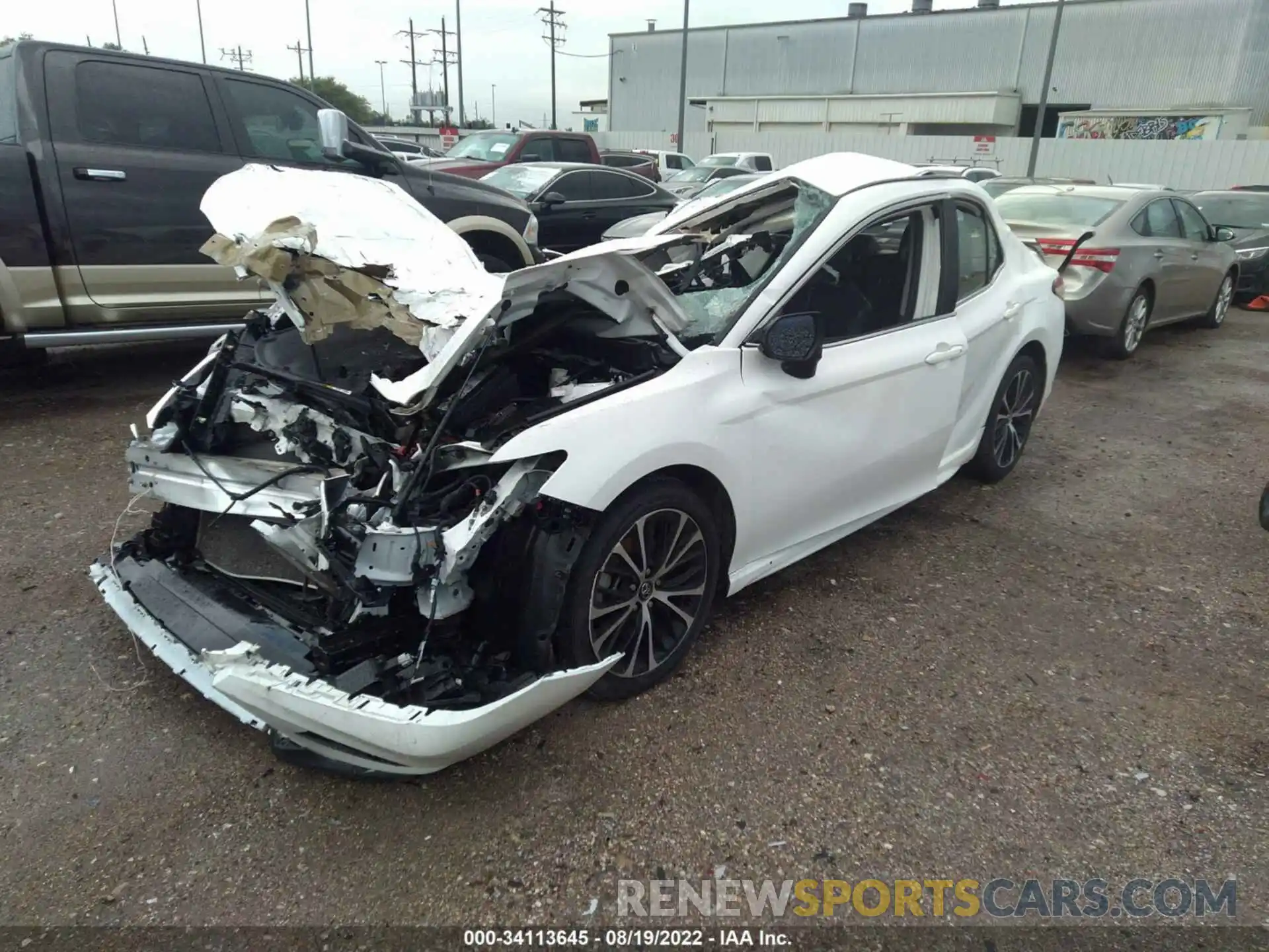 2 Photograph of a damaged car 4T1G11AK2LU307678 TOYOTA CAMRY 2020