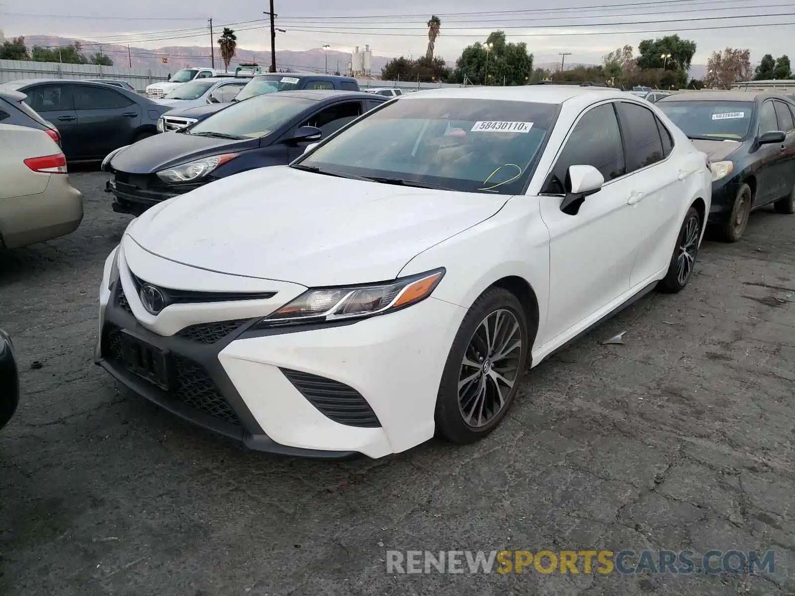 2 Photograph of a damaged car 4T1G11AK2LU309334 TOYOTA CAMRY 2020