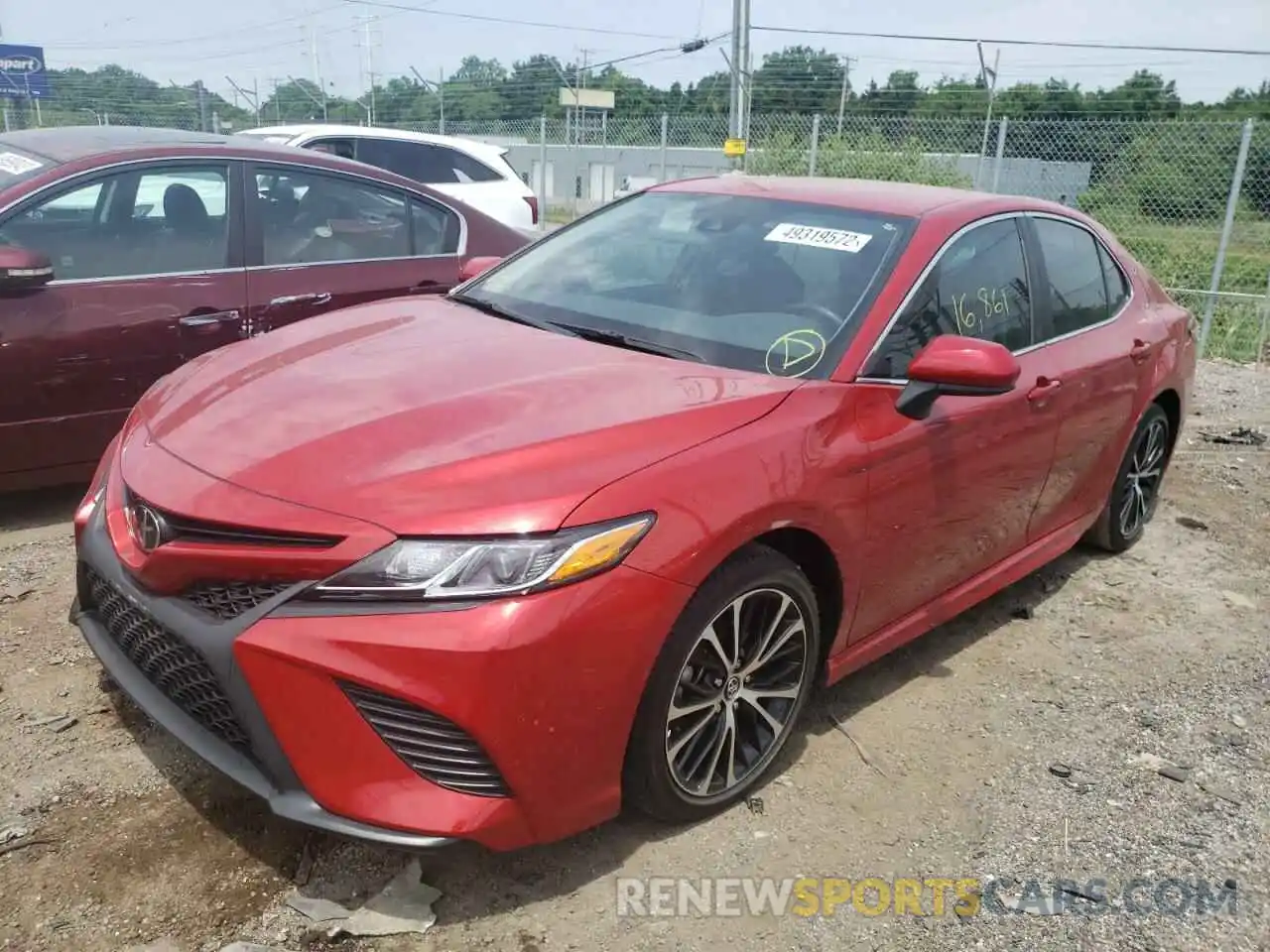 2 Photograph of a damaged car 4T1G11AK2LU313593 TOYOTA CAMRY 2020