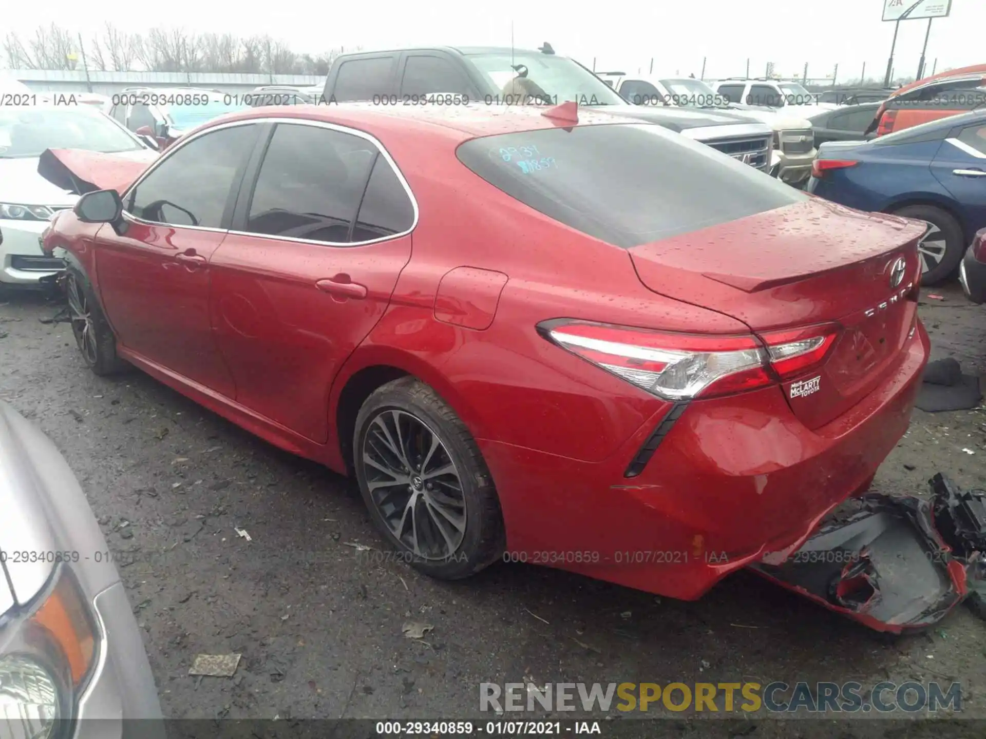 3 Photograph of a damaged car 4T1G11AK2LU321760 TOYOTA CAMRY 2020