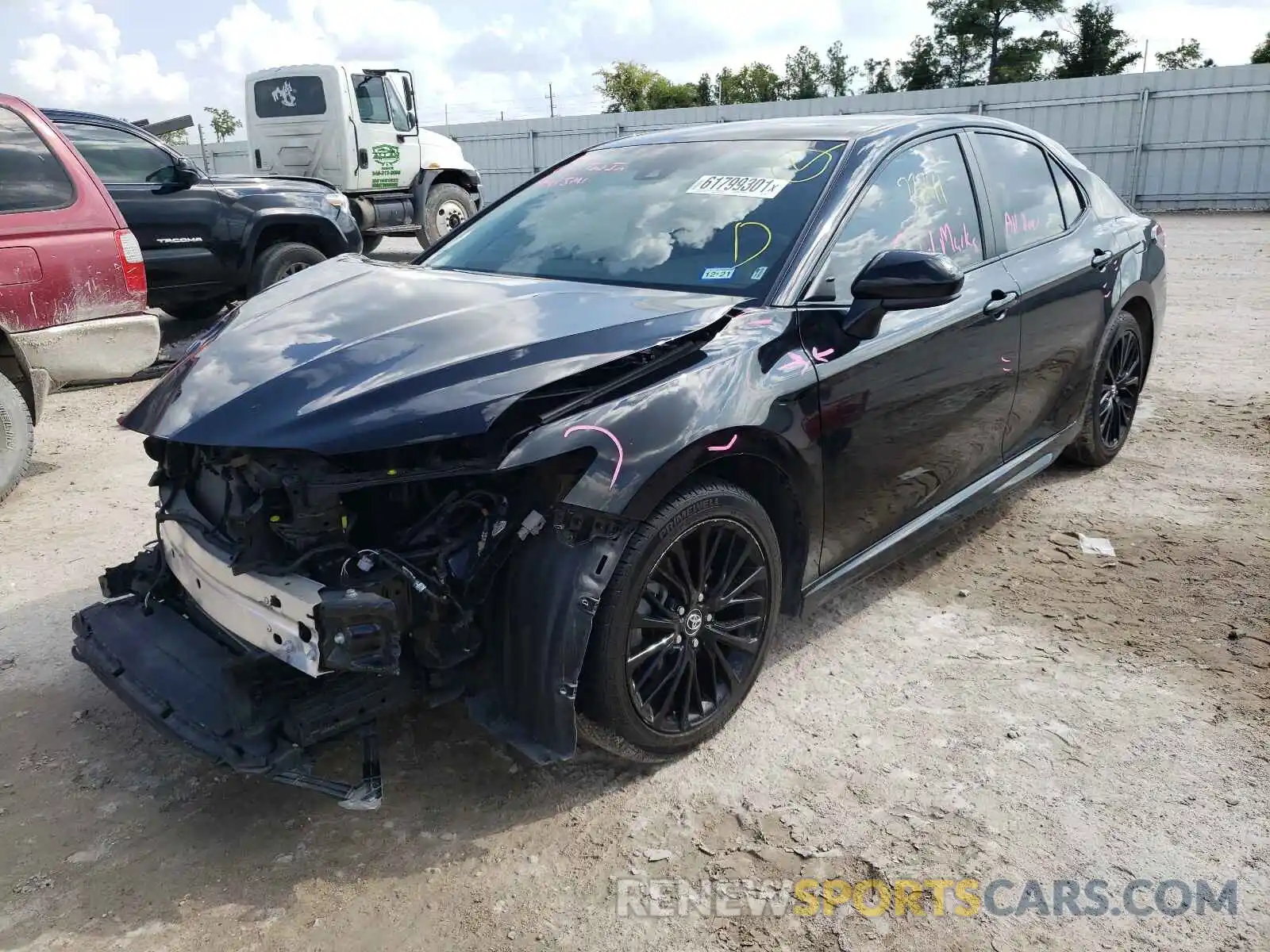 2 Photograph of a damaged car 4T1G11AK2LU329437 TOYOTA CAMRY 2020