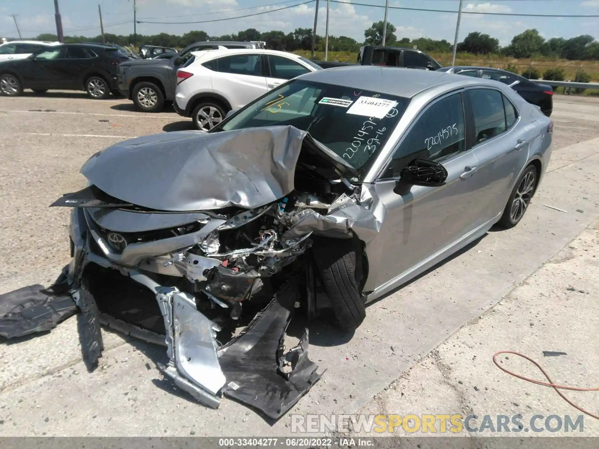 2 Photograph of a damaged car 4T1G11AK2LU329583 TOYOTA CAMRY 2020