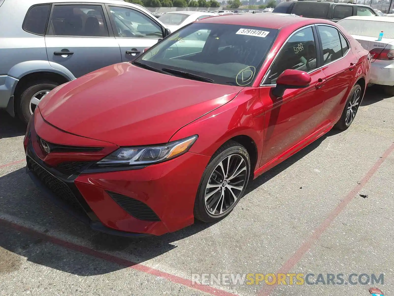 2 Photograph of a damaged car 4T1G11AK2LU334119 TOYOTA CAMRY 2020