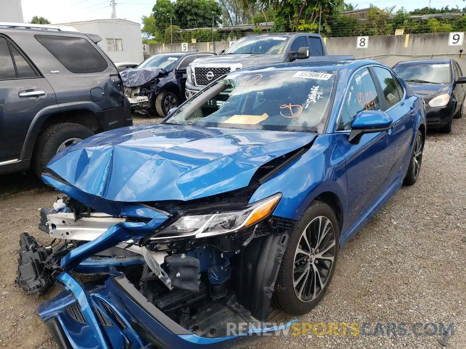 2 Photograph of a damaged car 4T1G11AK2LU343841 TOYOTA CAMRY 2020