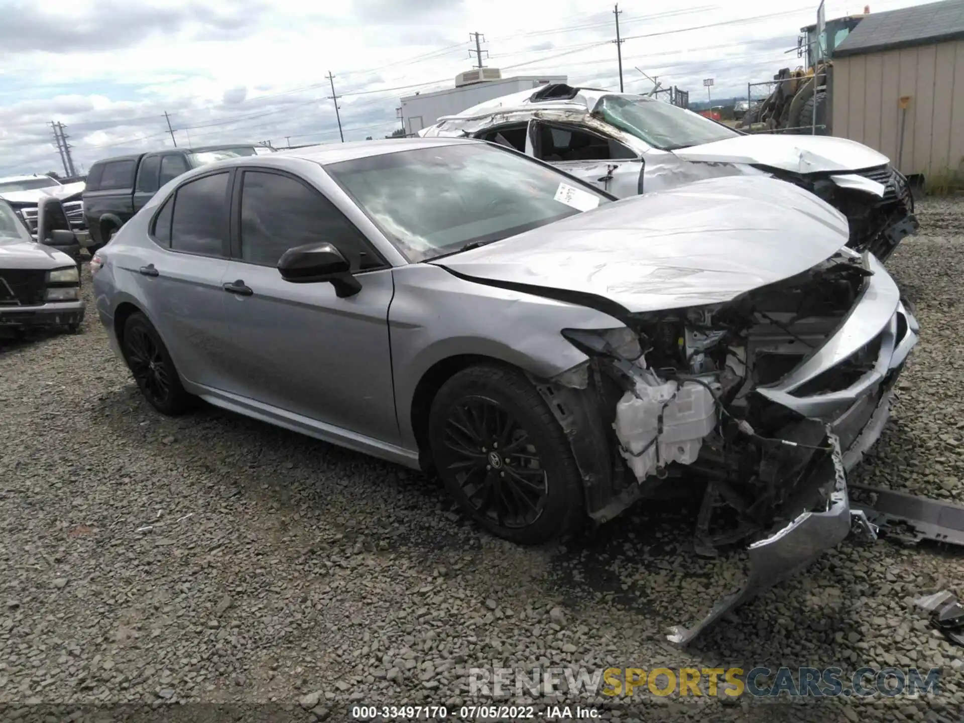 1 Photograph of a damaged car 4T1G11AK2LU344424 TOYOTA CAMRY 2020