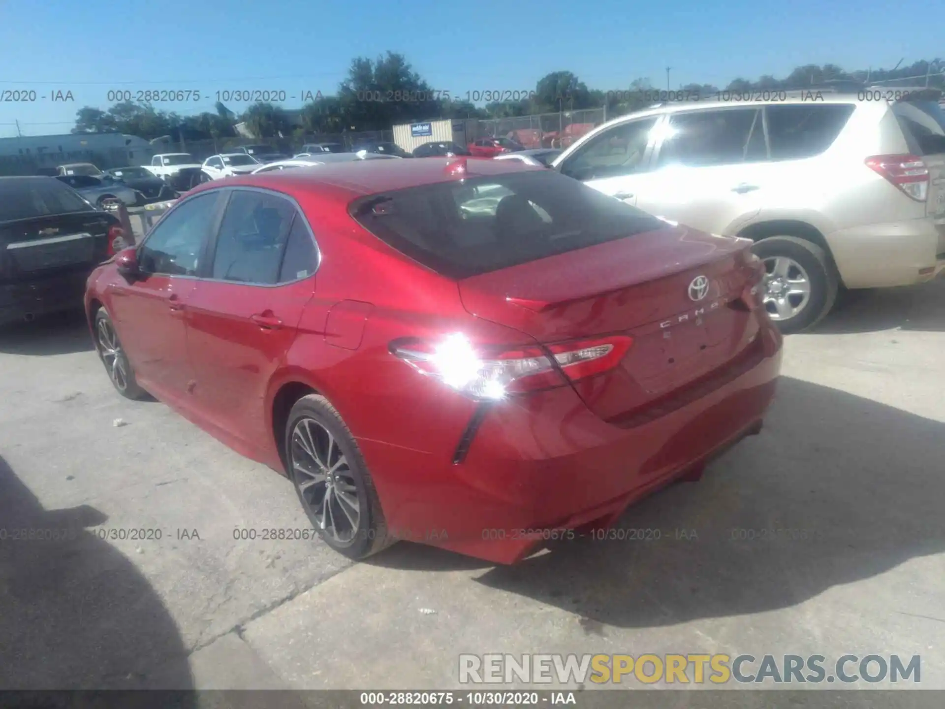 3 Photograph of a damaged car 4T1G11AK2LU346755 TOYOTA CAMRY 2020