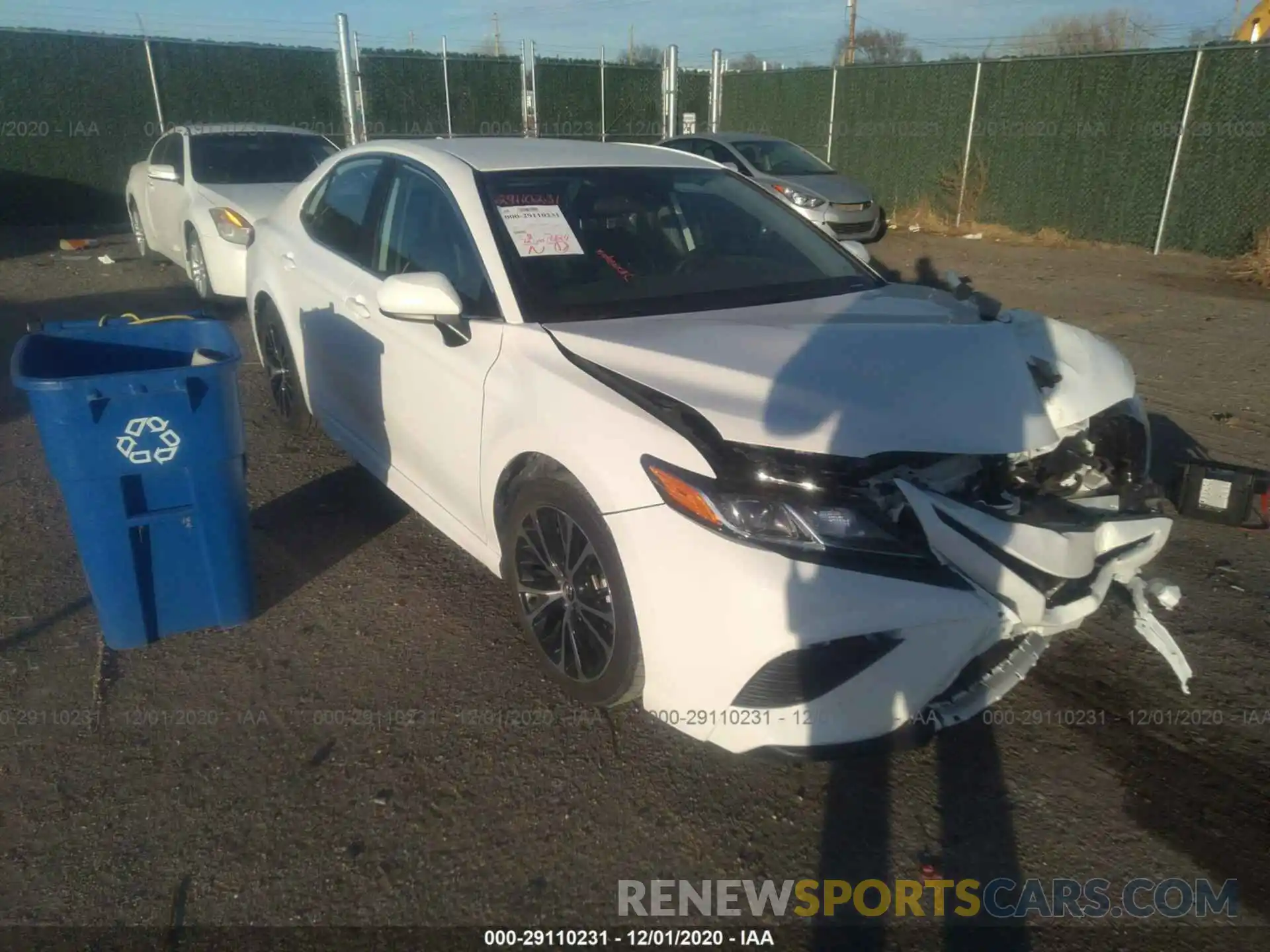 1 Photograph of a damaged car 4T1G11AK2LU347615 TOYOTA CAMRY 2020