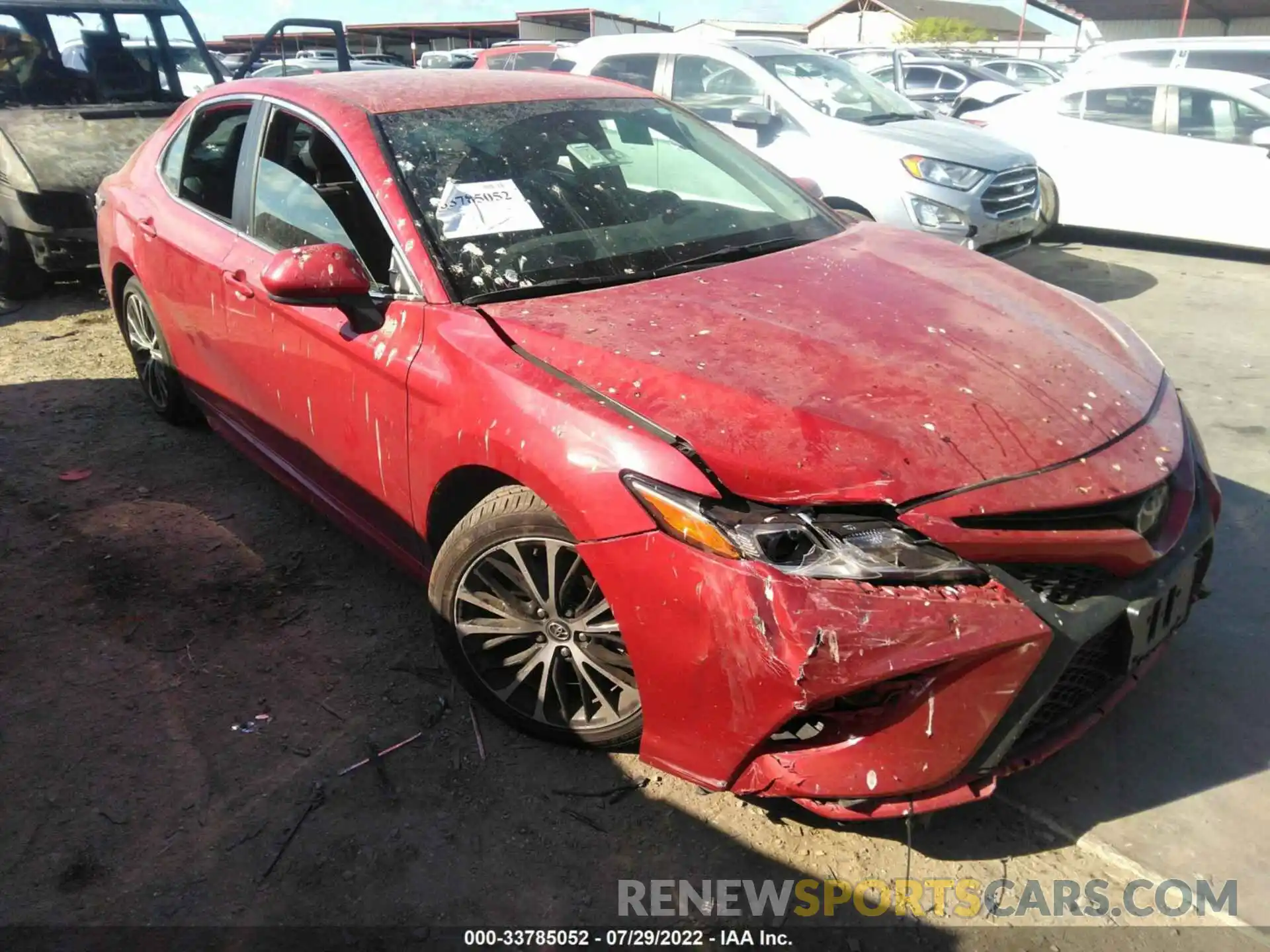 1 Photograph of a damaged car 4T1G11AK2LU347923 TOYOTA CAMRY 2020