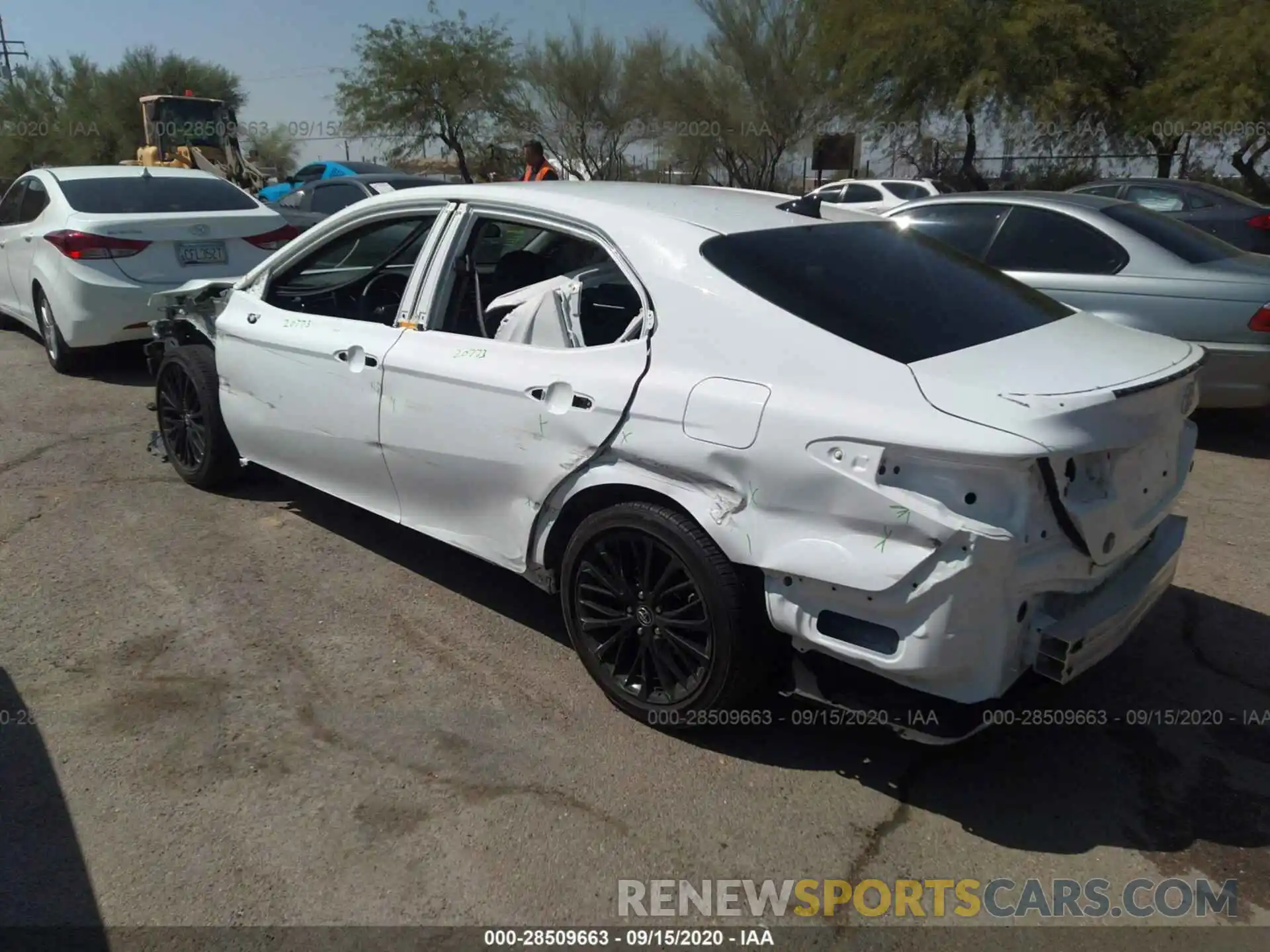 3 Photograph of a damaged car 4T1G11AK2LU350000 TOYOTA CAMRY 2020