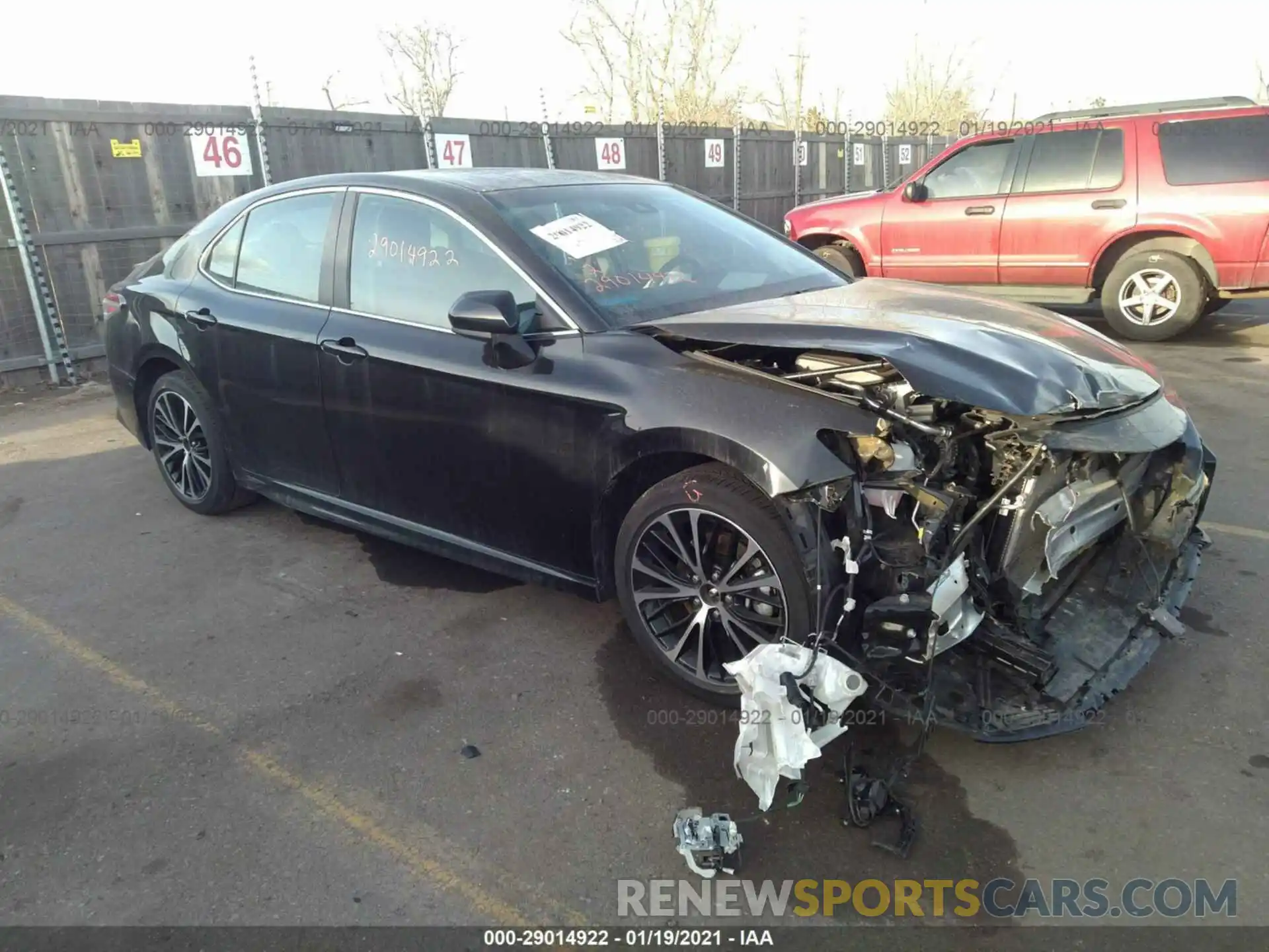 1 Photograph of a damaged car 4T1G11AK2LU356380 TOYOTA CAMRY 2020