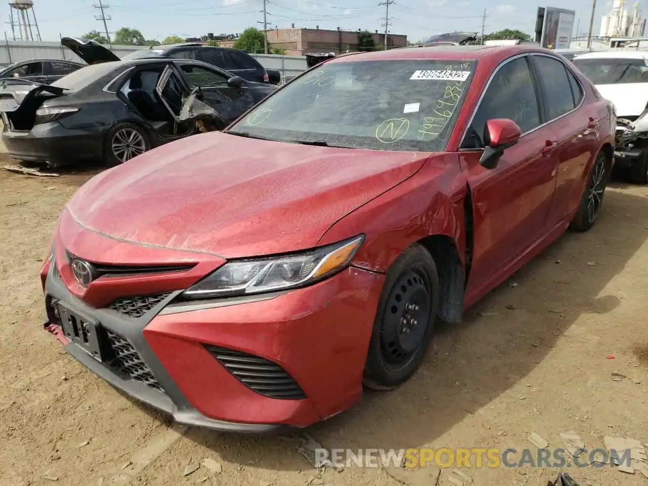 2 Photograph of a damaged car 4T1G11AK2LU357772 TOYOTA CAMRY 2020