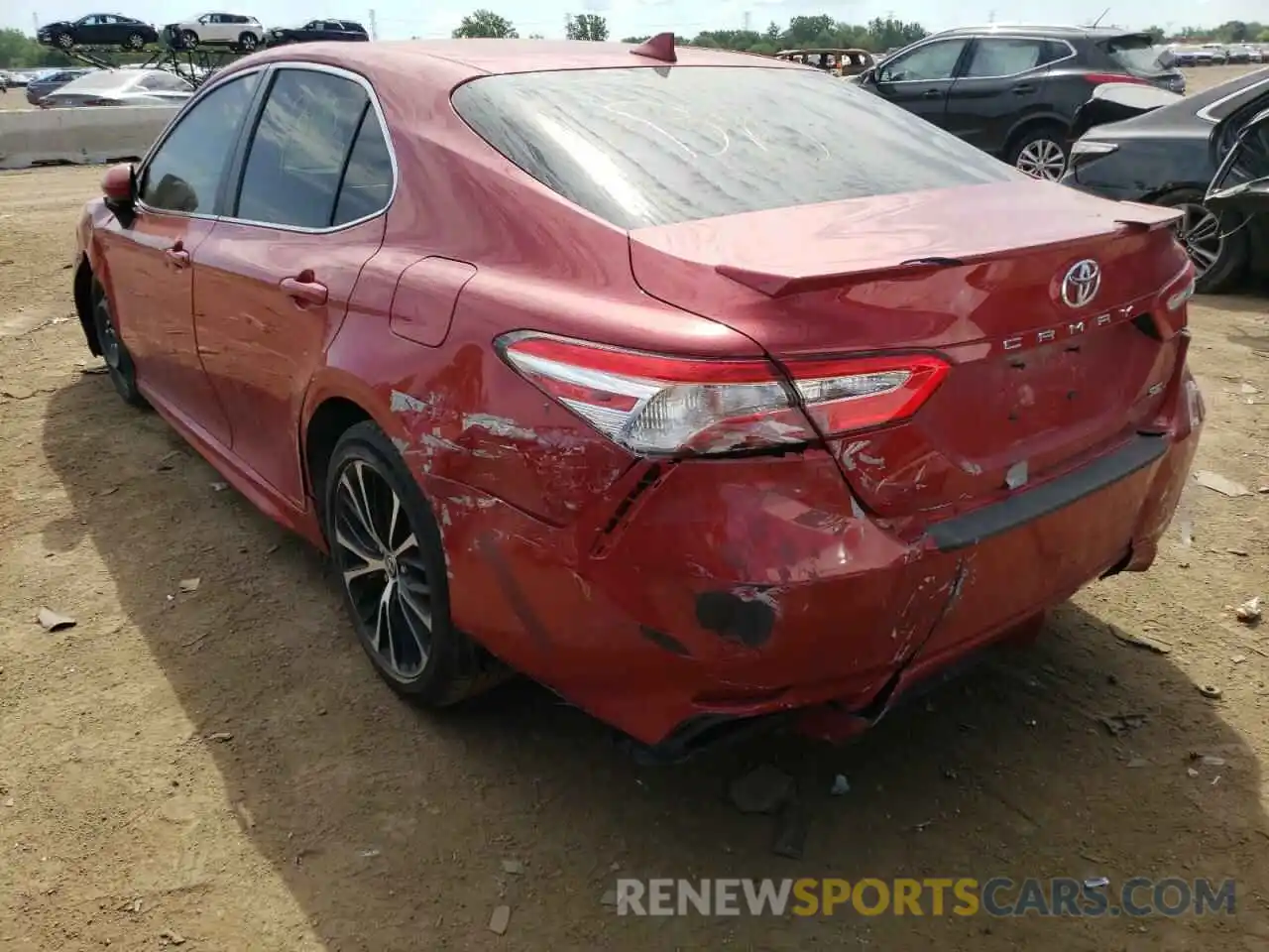 3 Photograph of a damaged car 4T1G11AK2LU357772 TOYOTA CAMRY 2020