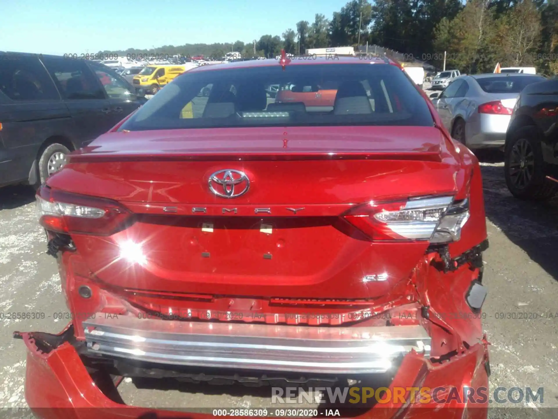 6 Photograph of a damaged car 4T1G11AK2LU360753 TOYOTA CAMRY 2020